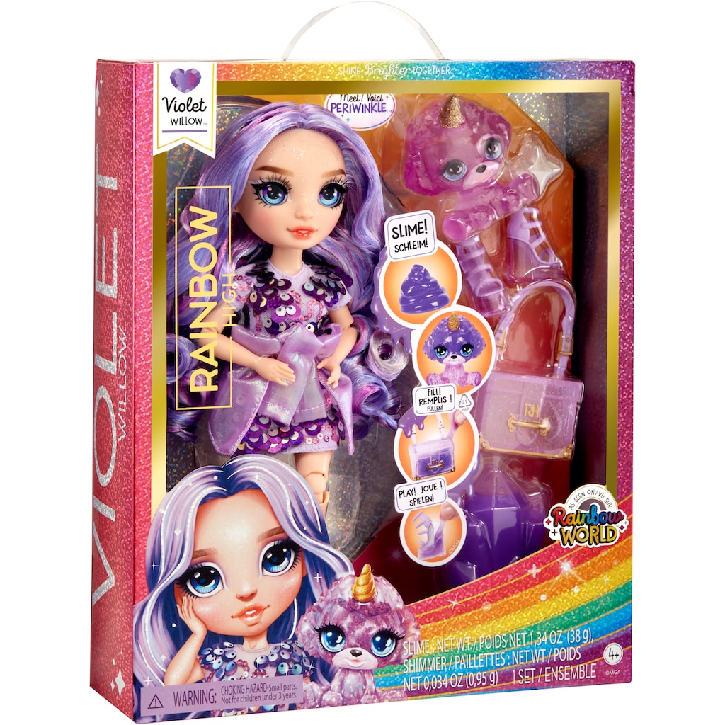 RAINBOW HIGH Anziehpuppe »Classic Rainbow Fashion Doll - Violet (purple)«