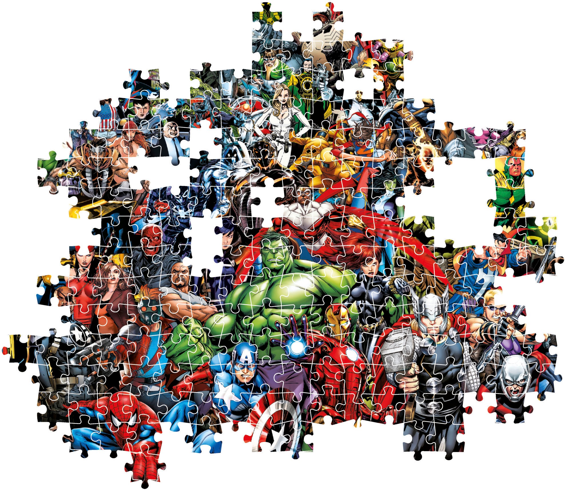 Clementoni® Puzzle »Impossible, Marvel Universe Compact, mit neuer Compact Box«, Made in Europe