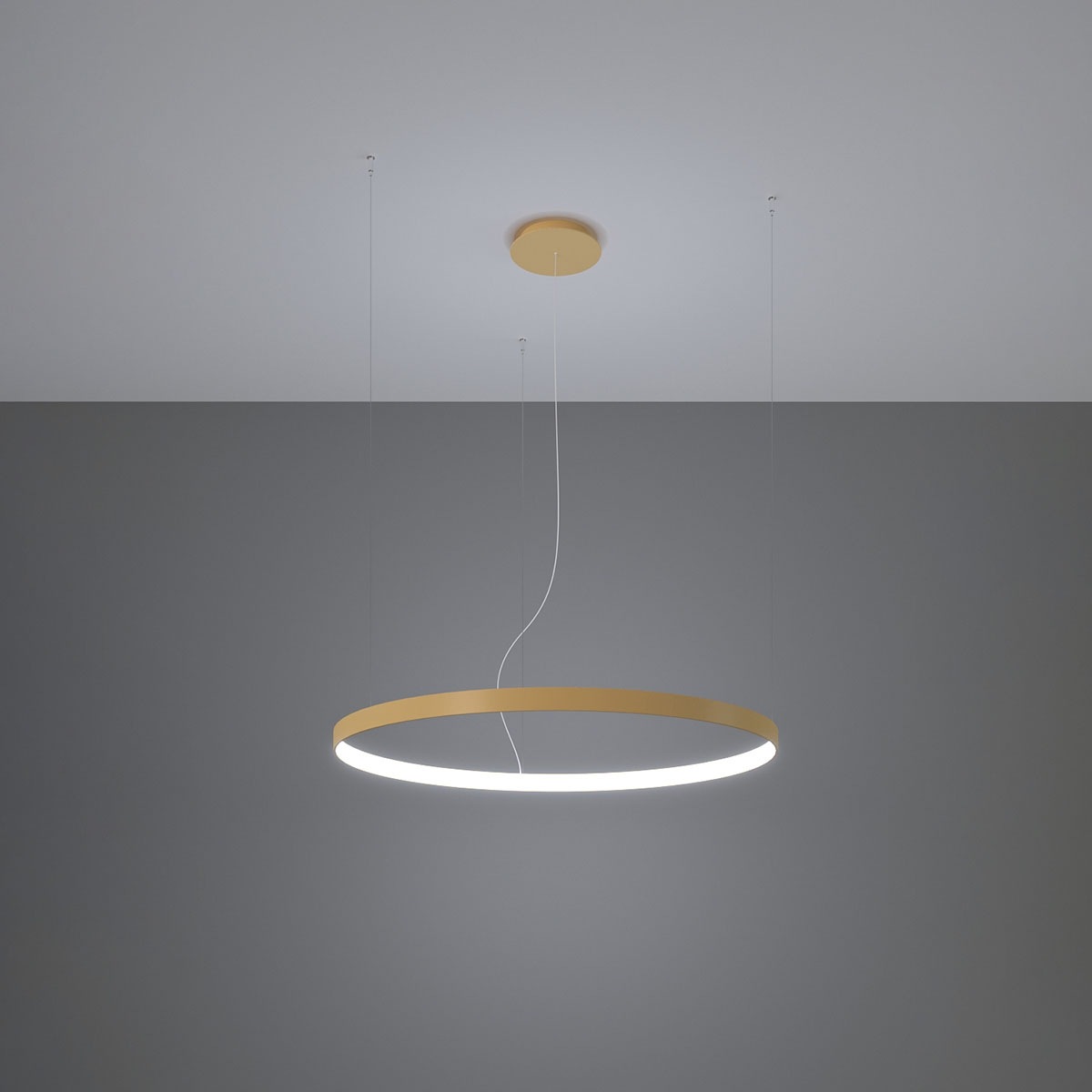 SOLLUX lighting Kronleuchter »RIO«, 1 flammig, Leuchtmittel LED-Modul | LED fest integriert, Verteiltes Licht