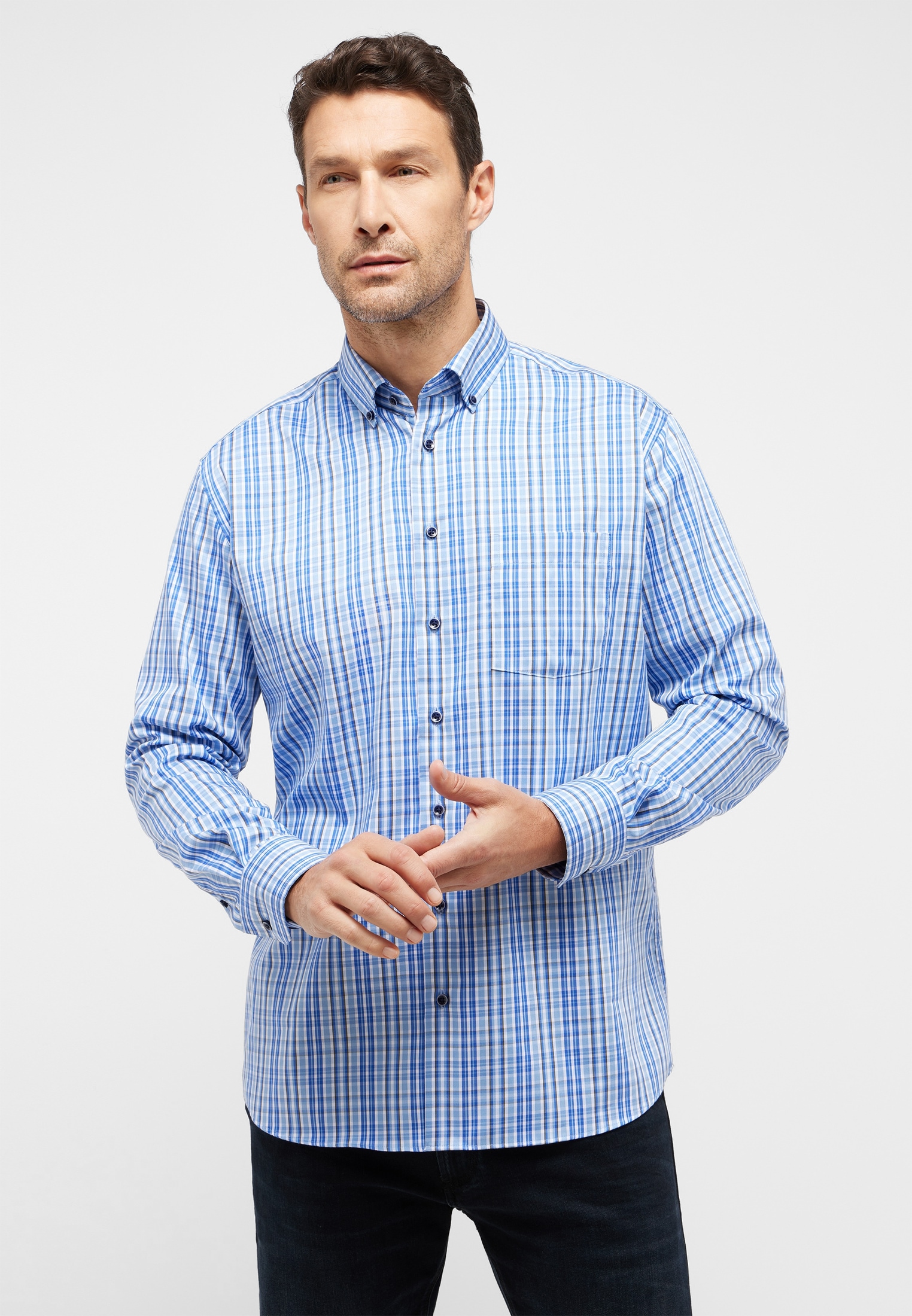 Eterna Langarmhemd "COMFORT FIT" günstig online kaufen