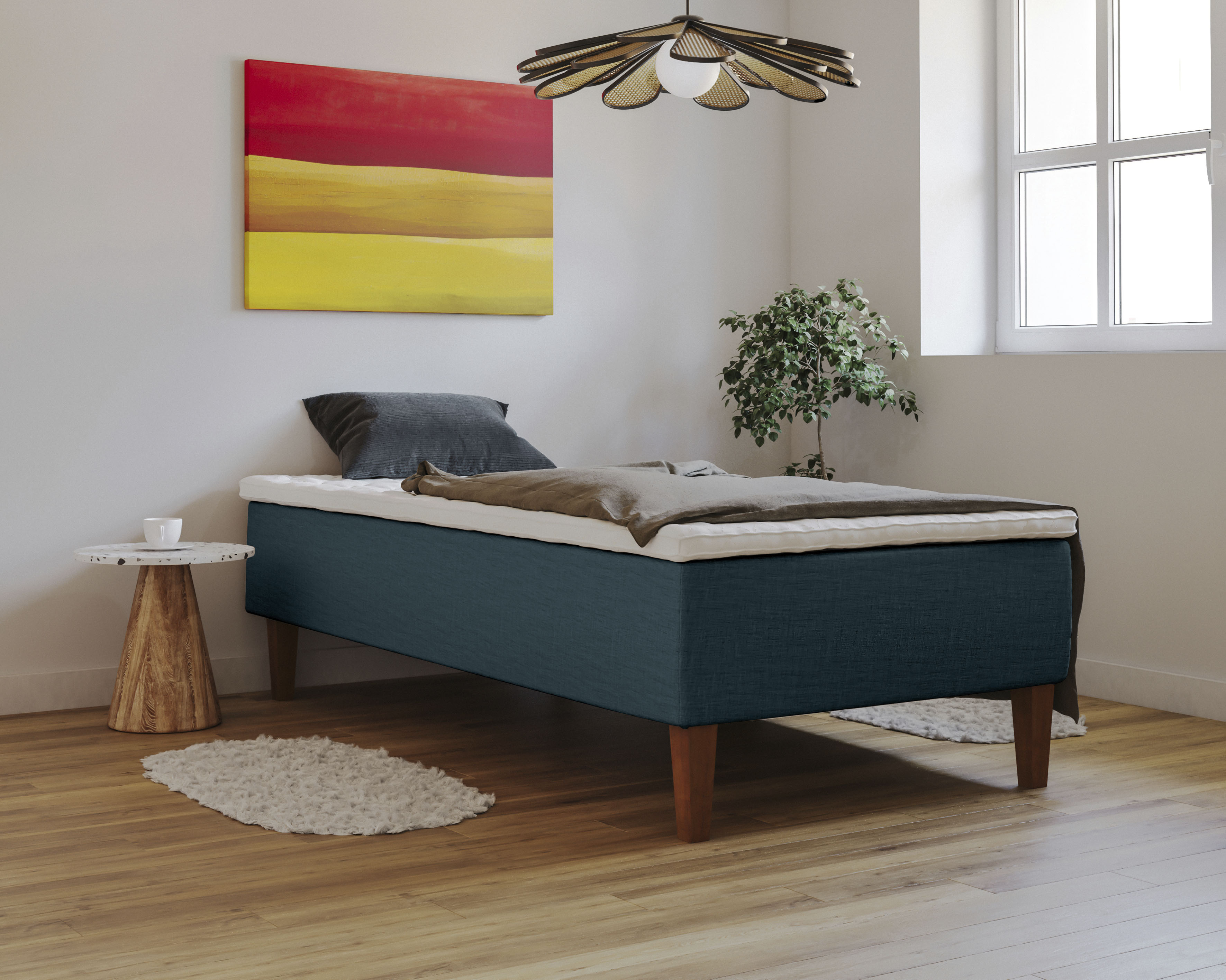 Home affaire Boxspringbett "Osterberg" mit Taschen-Federkernunterbox