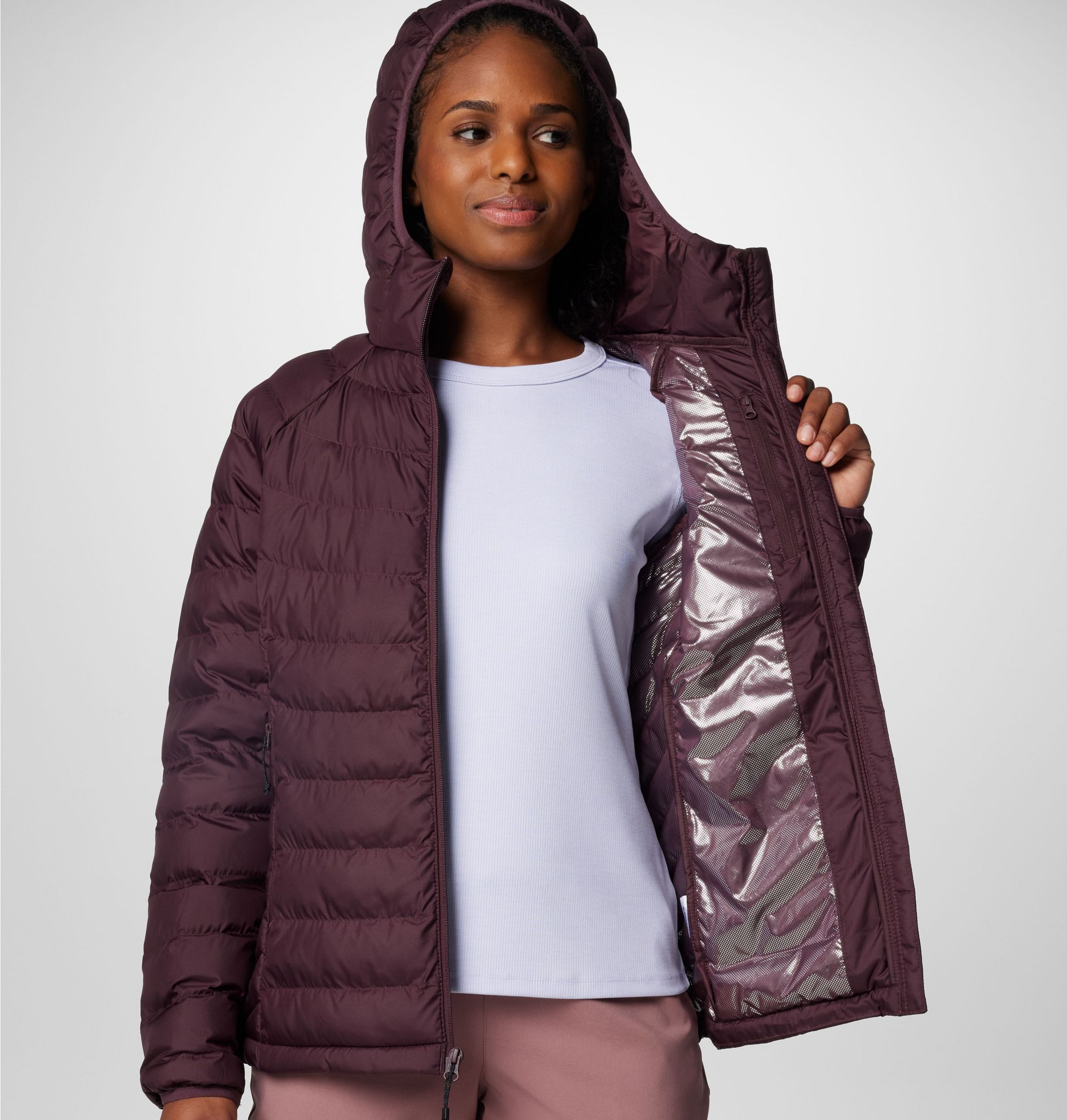 Columbia Steppjacke "POWDER LITE II HOODED JACKET", (1 St.) günstig online kaufen
