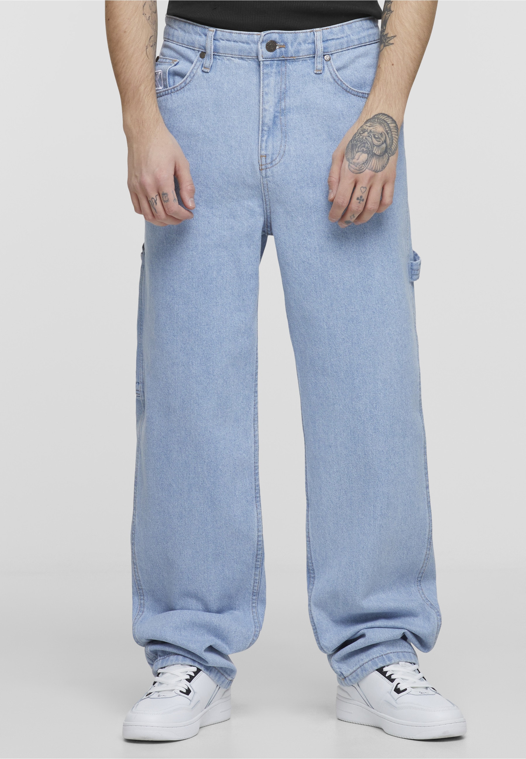 Karl Kani Bequeme Jeans »Karl Kani Herren KMI-PL063-090-13 KK Retro Baggy Workwear Denim«