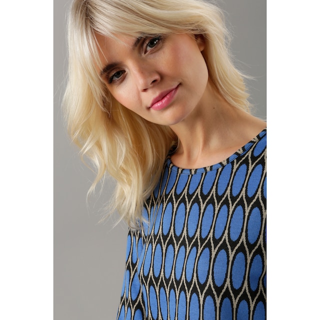 Aniston SELECTED Jerseykleid, aus Jacquard mit Retro-Muster - NEUE  KOLLEKTION online kaufen | BAUR