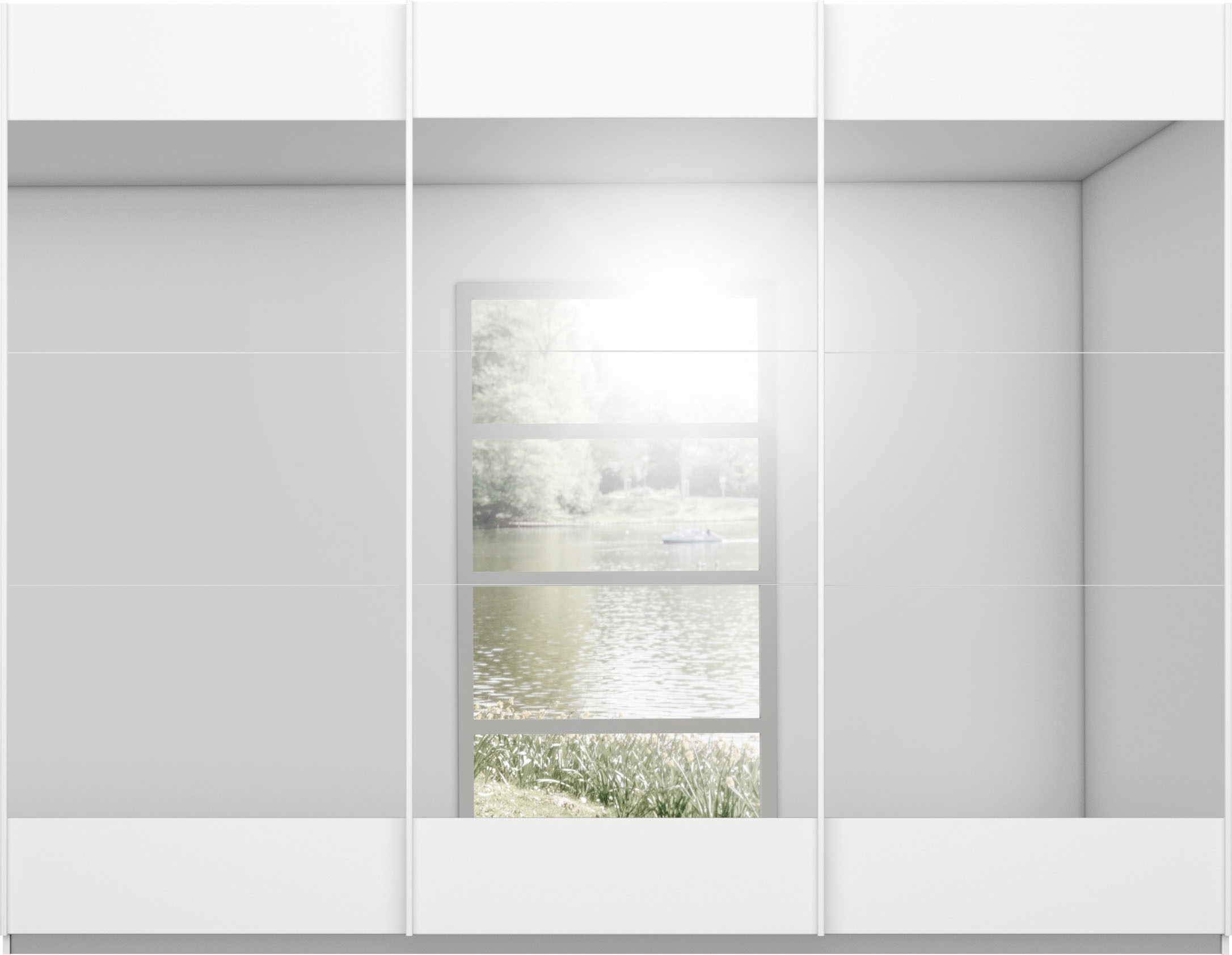 Thumbnail - rauch Schwebetürenschrank "Kleiderschrank Schrank Garderobe Wäscheschrank Ankleide MALIBU" in 5 Breiten, Höhe 210 cm, mi...