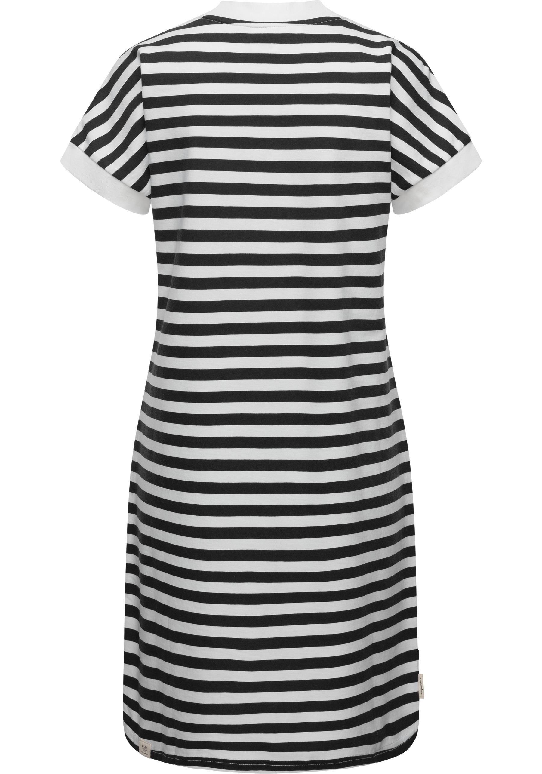 Thumbnail - Ragwear Shirtkleid "Katchi Stripes" Ohne Taschen Lässiges gestreiftes Damen Sommerkleid