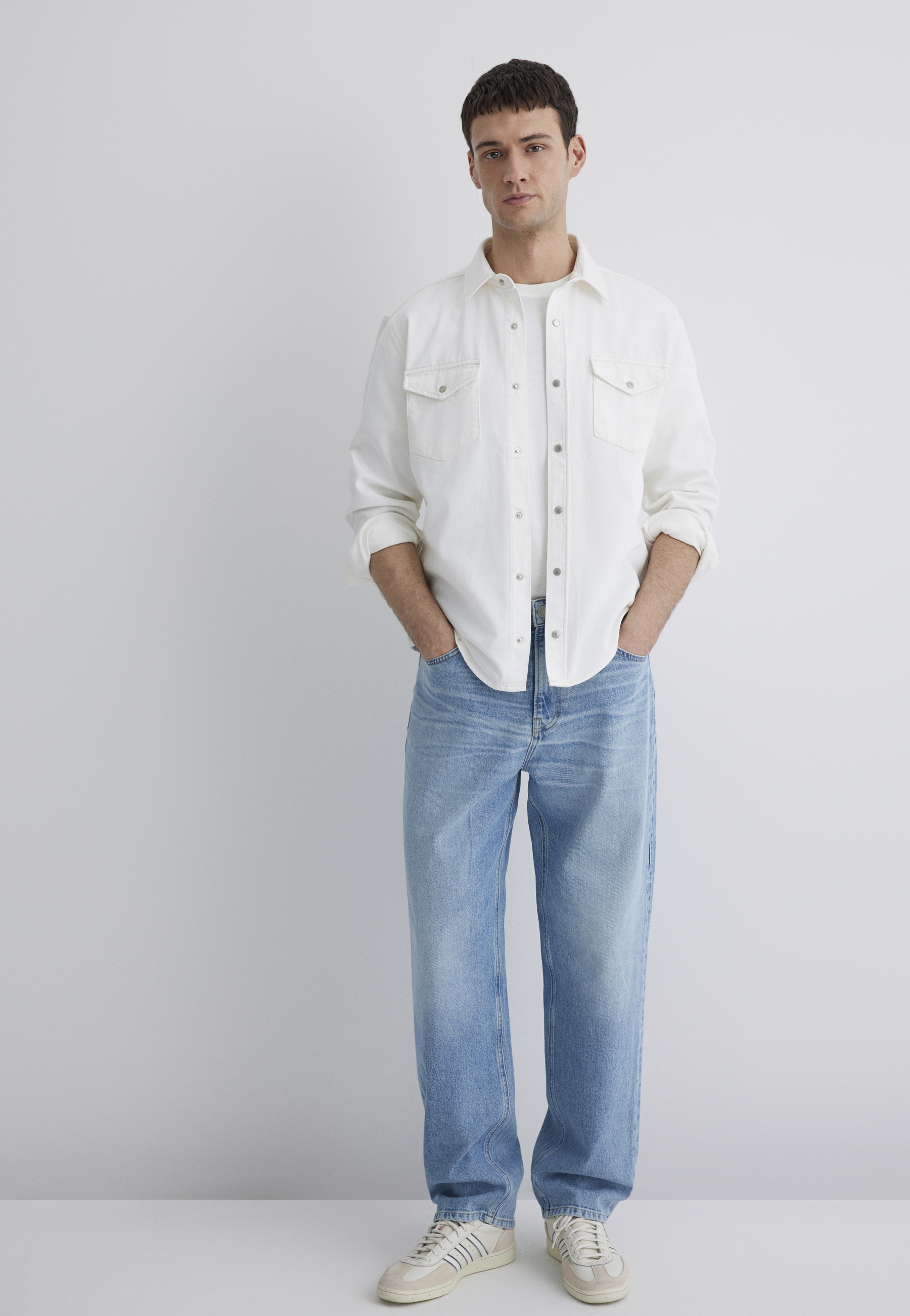 Mavi Jeanshemd "TED", Classic Denim Shirt günstig online kaufen