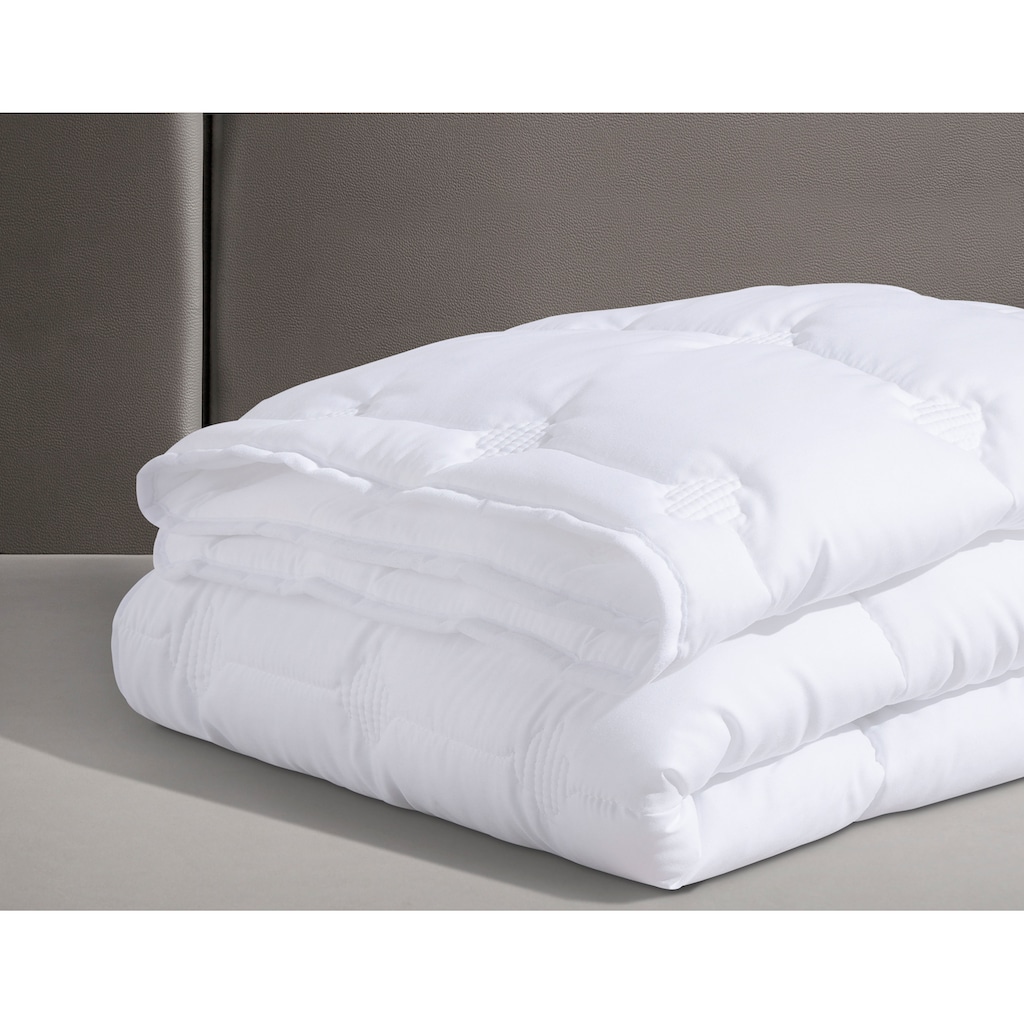 Beco Steppbett + Kopfkissen »Medibett Cotton Soft, Allergiker geeignet (Hausstauballegiker)«, (Set)