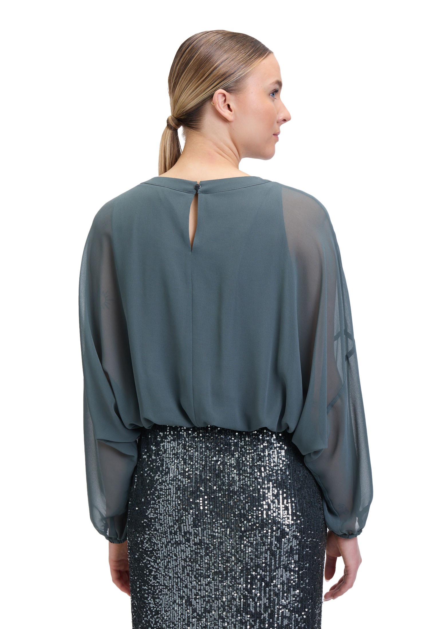 Vera Mont Schlupfbluse »Vera Mont Oversize-Bluse mit Rundhalsausschnitt«