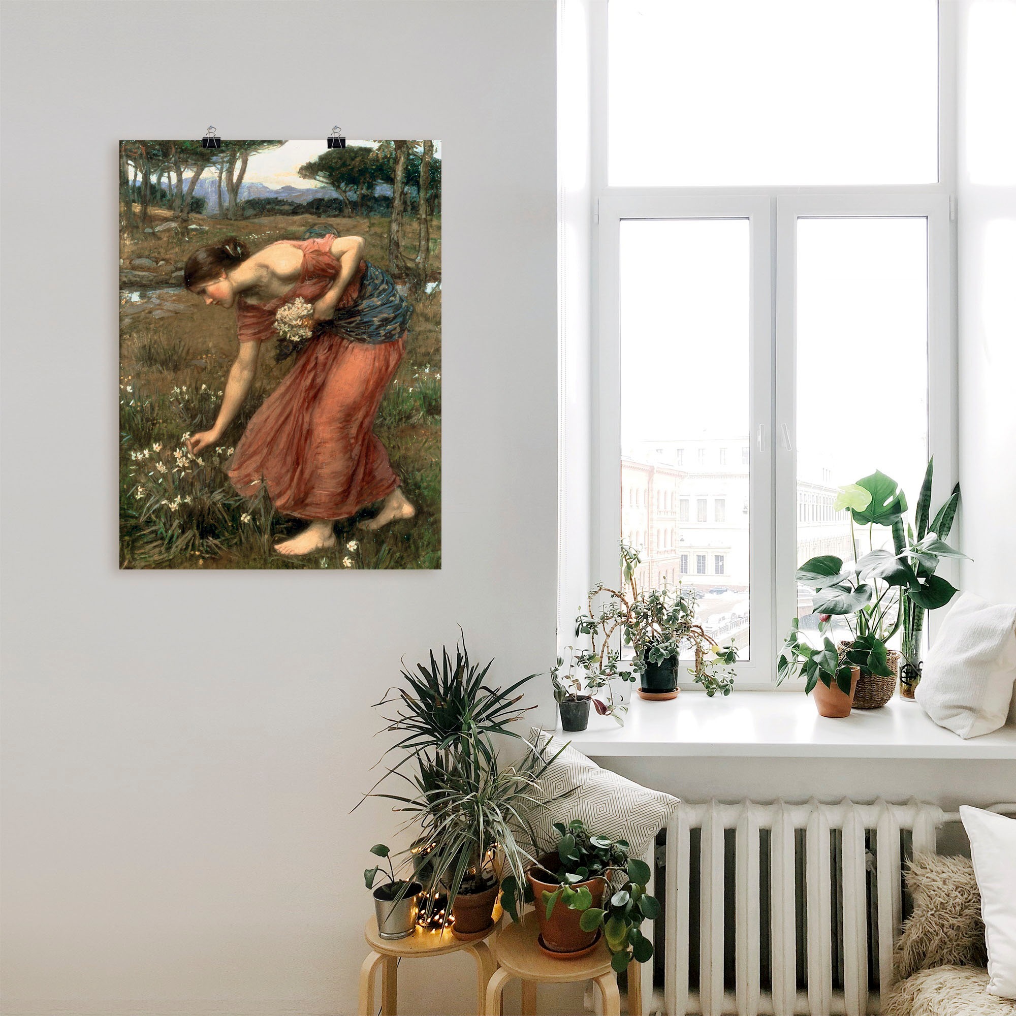 Artland Wandbild »Narziß«, Frau, (1 St.), als Leinwandbild, Poster in verschied. Größen
