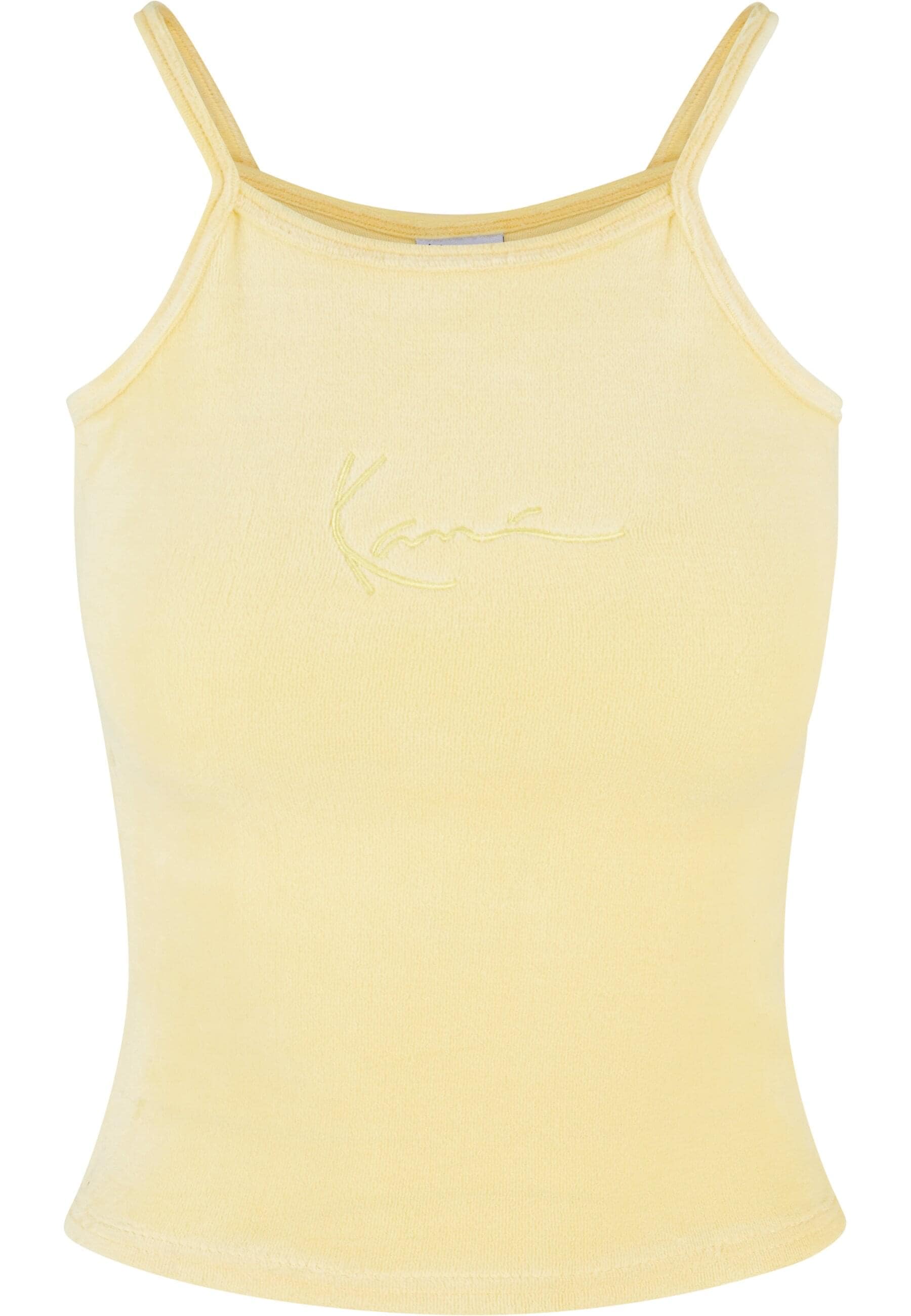 Karl Kani Tanktop "Karl Kani Damen KKWQ22116YLW Small Signature Nicki Top" günstig online kaufen