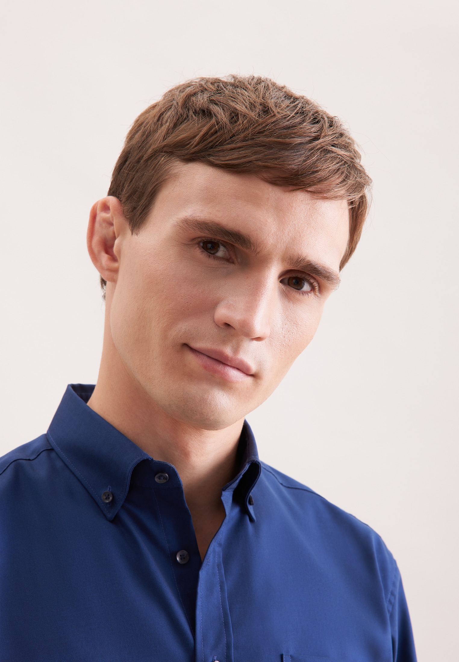 seidensticker Businesshemd "Schwarze Rose", Comfort 1/1 Button-Down-Kragen günstig online kaufen