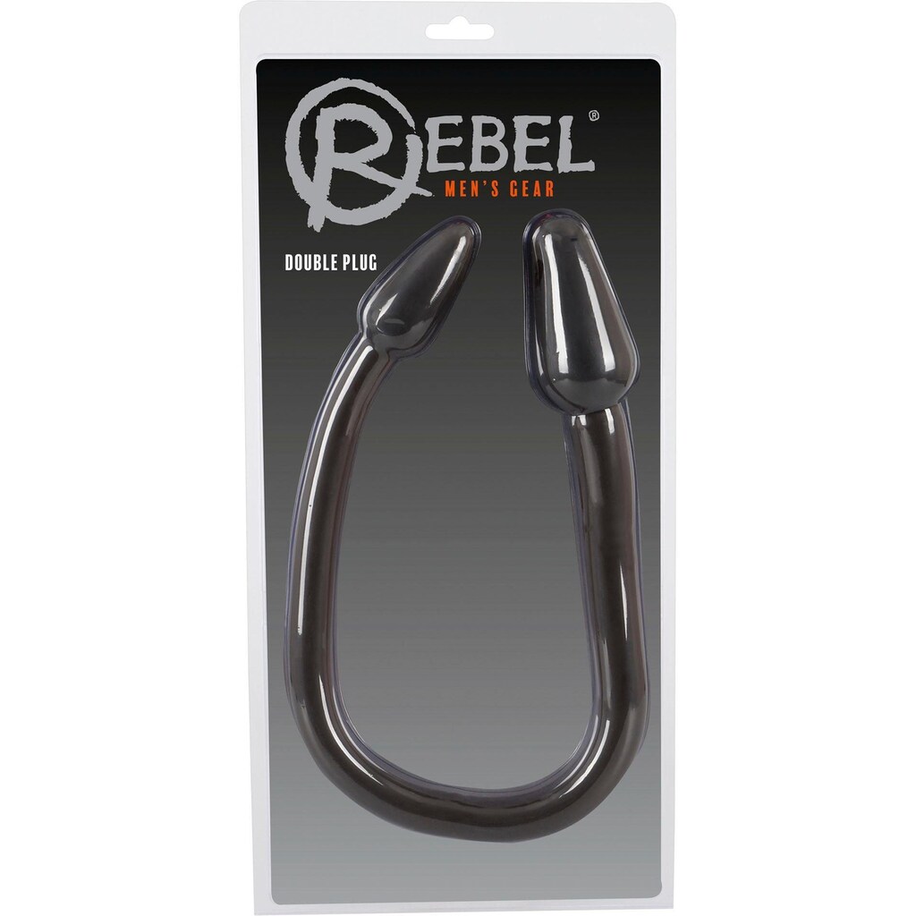 REBEL Doppeldildo »Doppeldildo „Double Plug Black“«