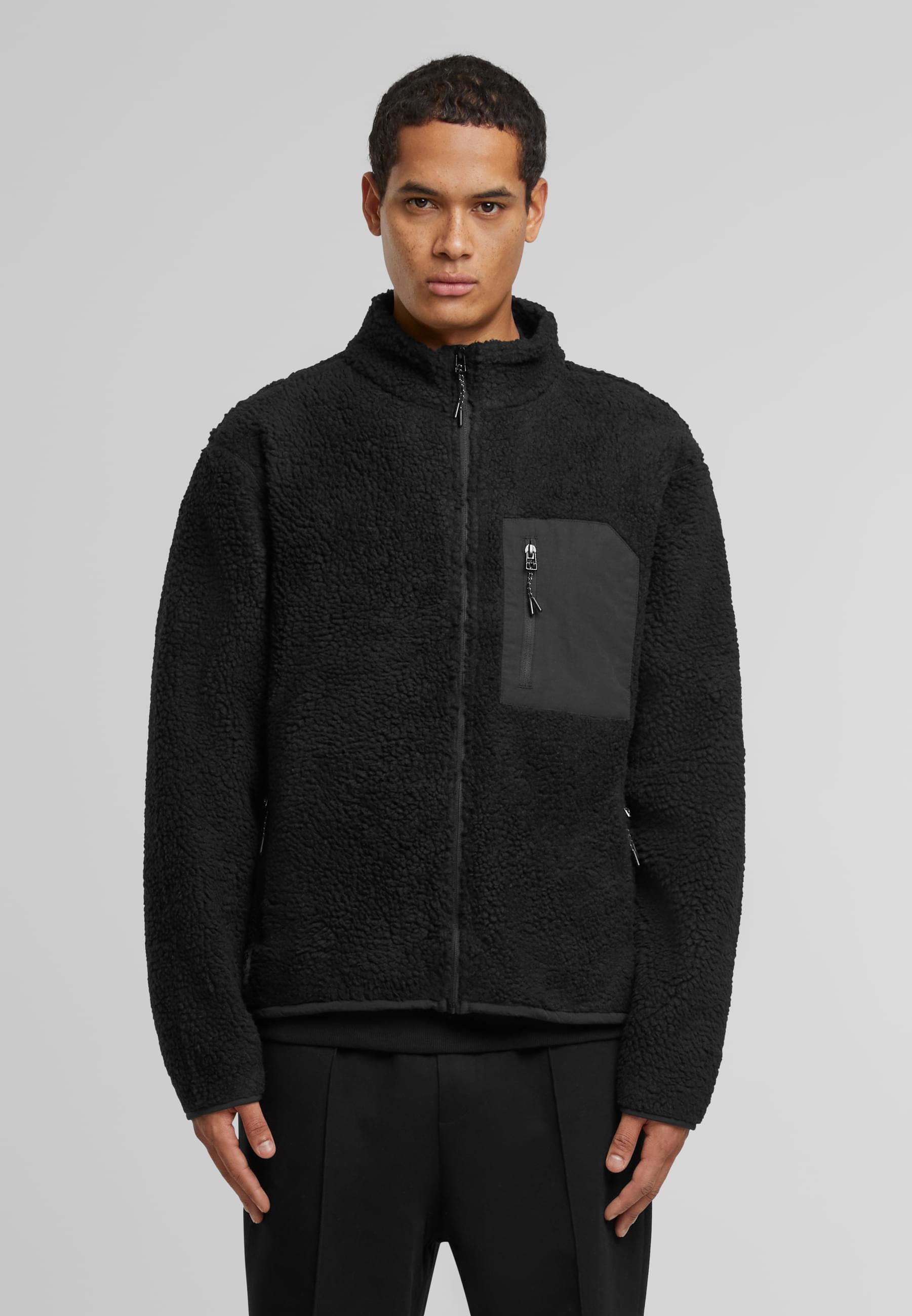 Another Cotton Lab Allwetterjacke »Another Cotton Lab Sherpa Jacket«, (1 St.), ohne Kapuze