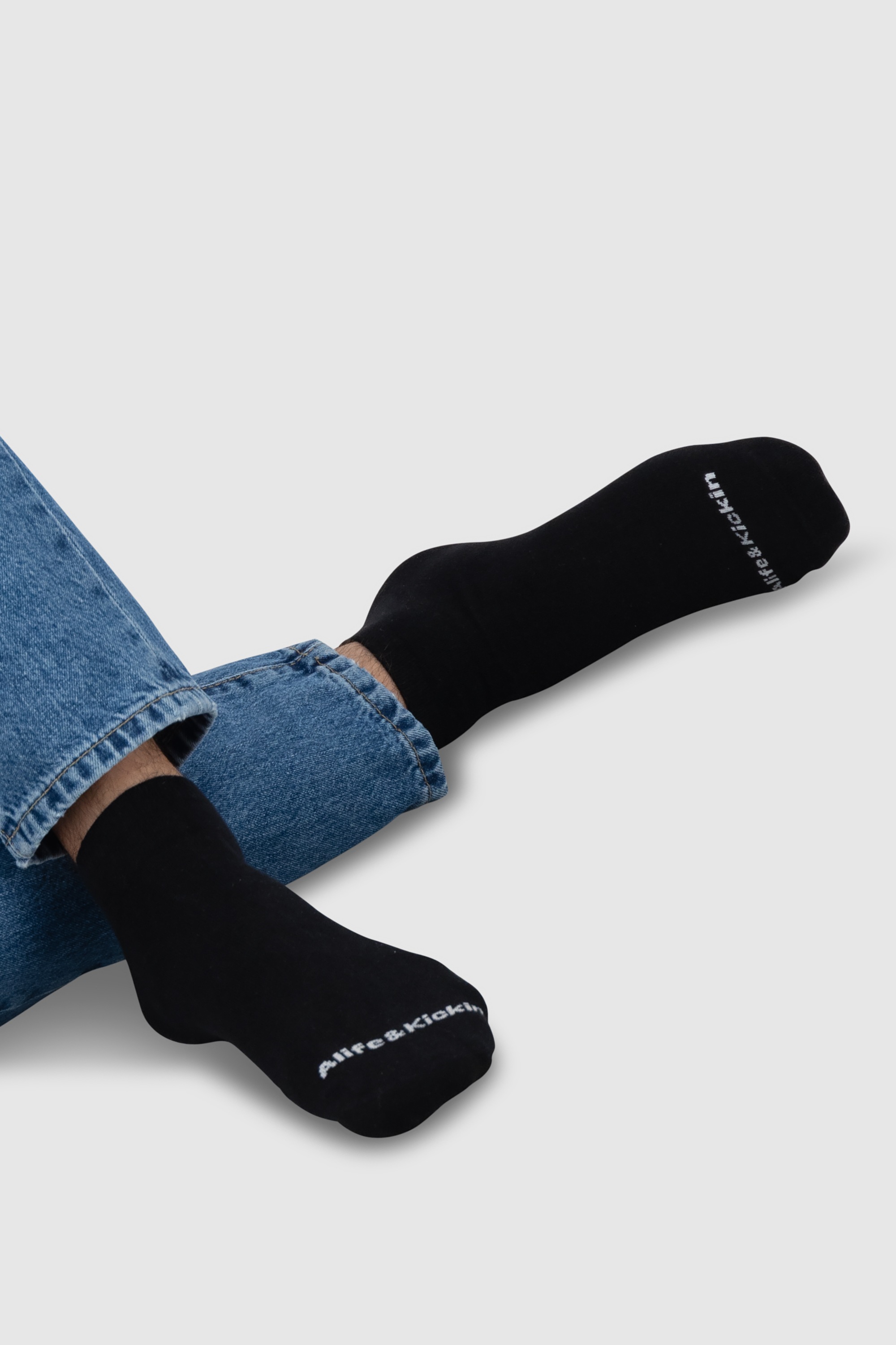 Alife & Kickin Sneakersocken »Herren 3 PACK - JanAK«, (Spar-Set), kurze Basic Sneakersocken, aus Baumwolle mit weichem Bund