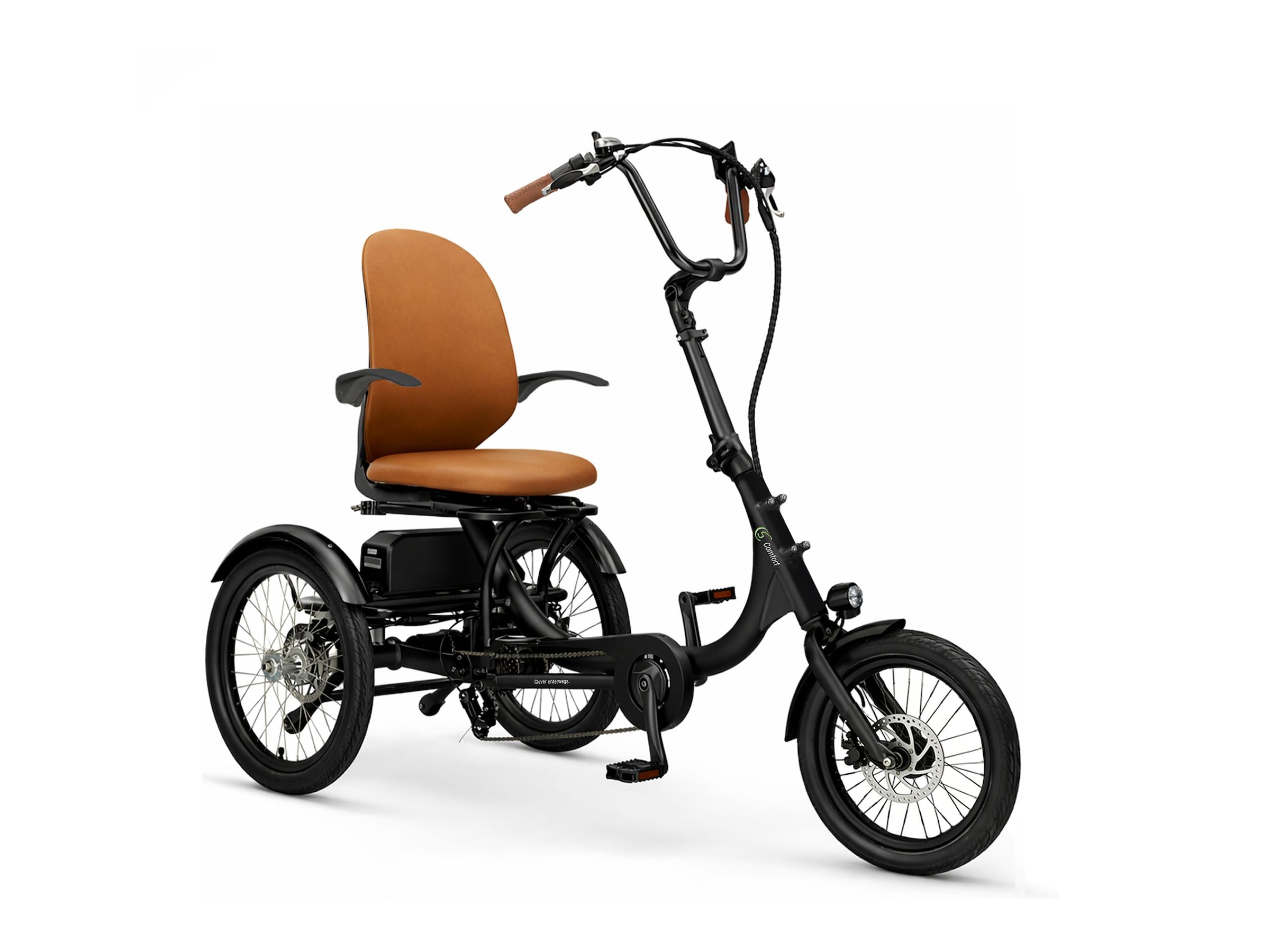 SachsenRad »T6 Comfort faltbar mit Alarmanlage« 7 Gang Shimano Kettenschaltung Heckmotor 250 W