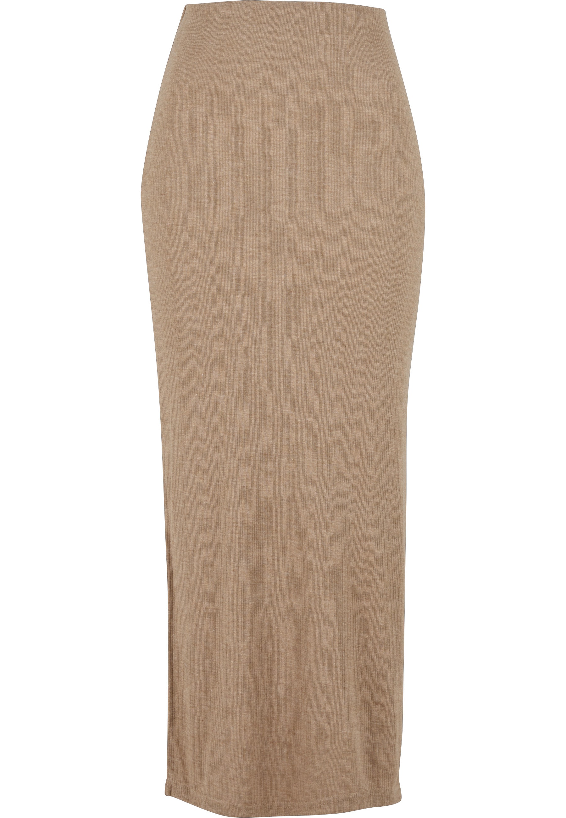 URBAN CLASSICS Sommerrock "Urban Classics Ladies Rib High Slit Skirt" 1 Stk günstig online kaufen