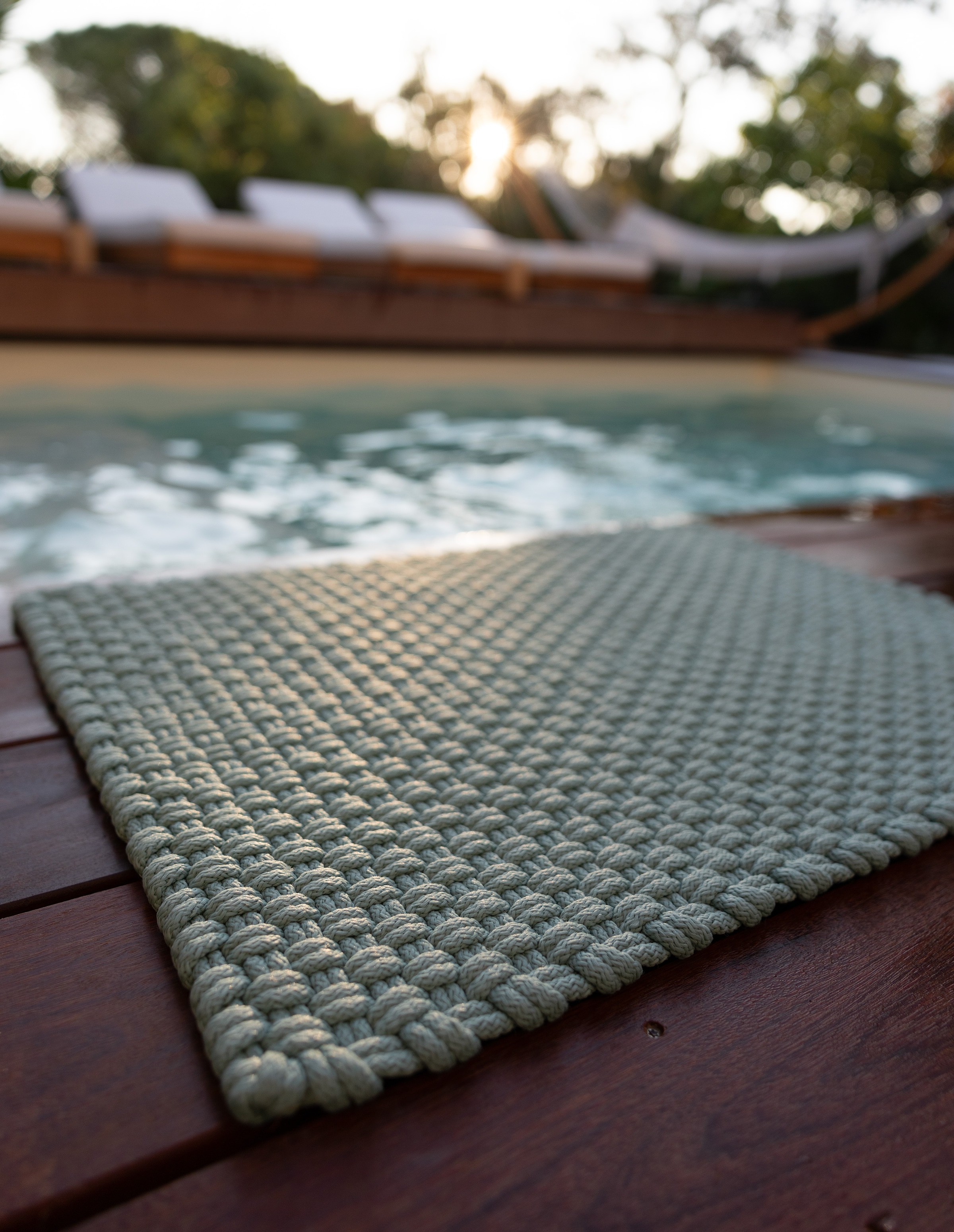 PAD Fußmatte »SCOR« rechteckig 21 mm Höhe Schmutzfangmatte, handgewebt, Uni Farben, In- und Outdoor geeignet