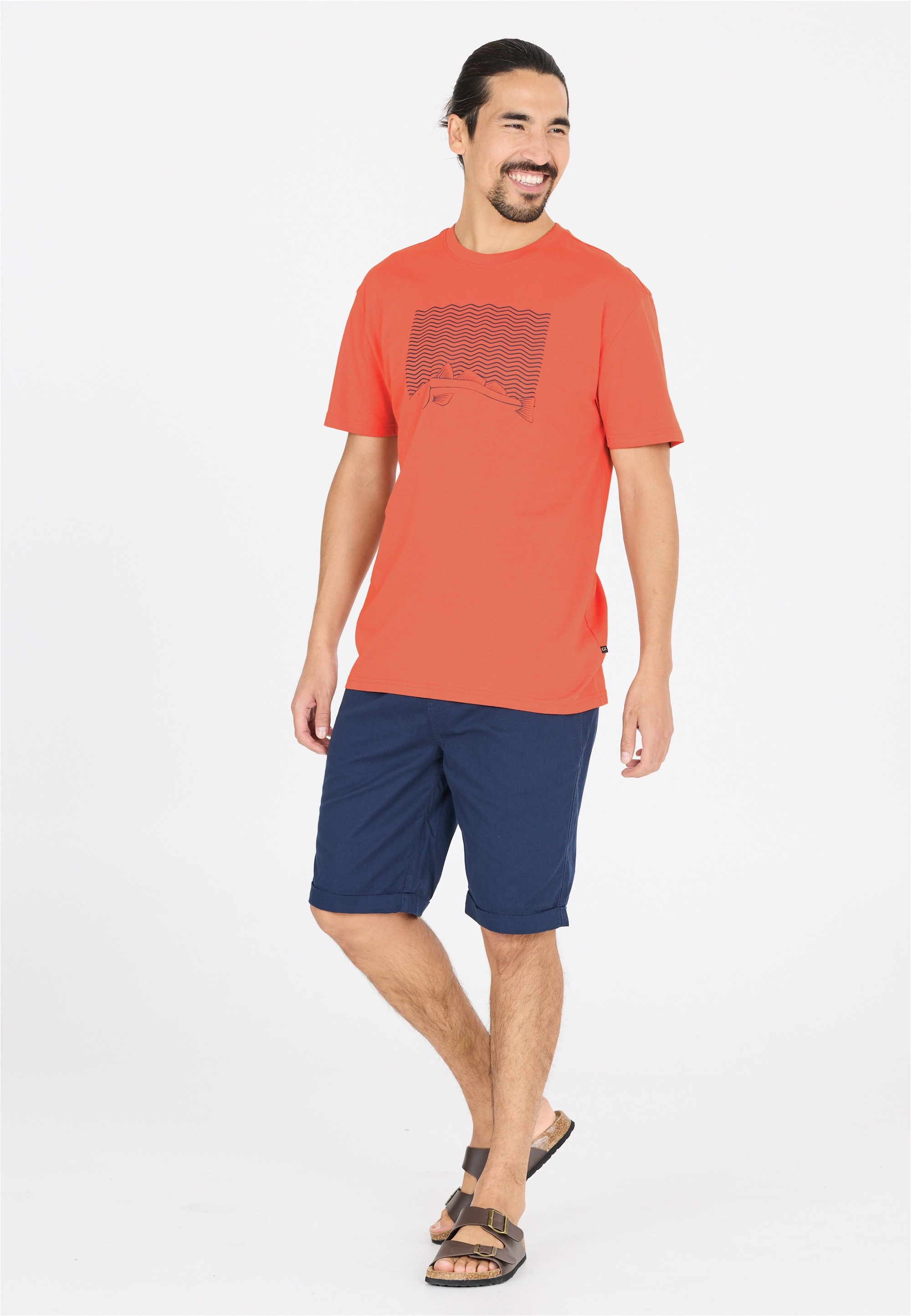 CRUZ T-Shirt »Gander«, aus atmungsaktiver Baumwolle mit modischem Print