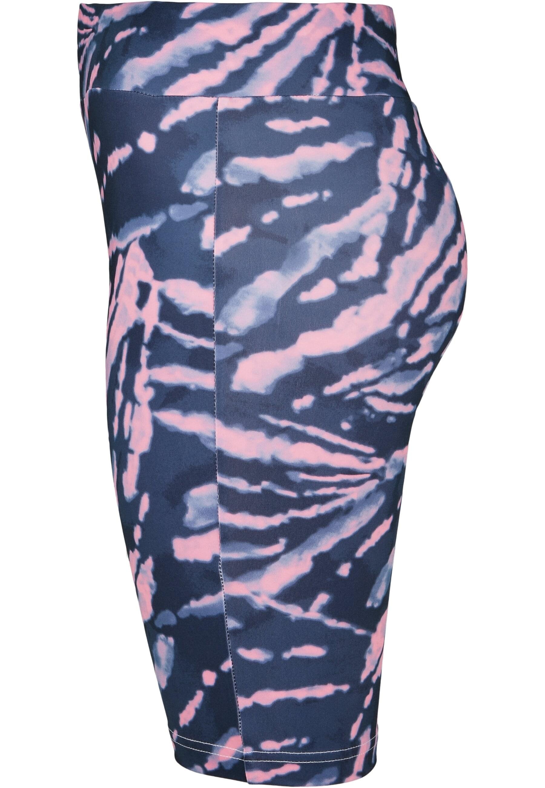 URBAN CLASSICS Stoffhose »Urban Classics Damen Ladies Tie Dye Cycling Shorts«, (1 tlg.)