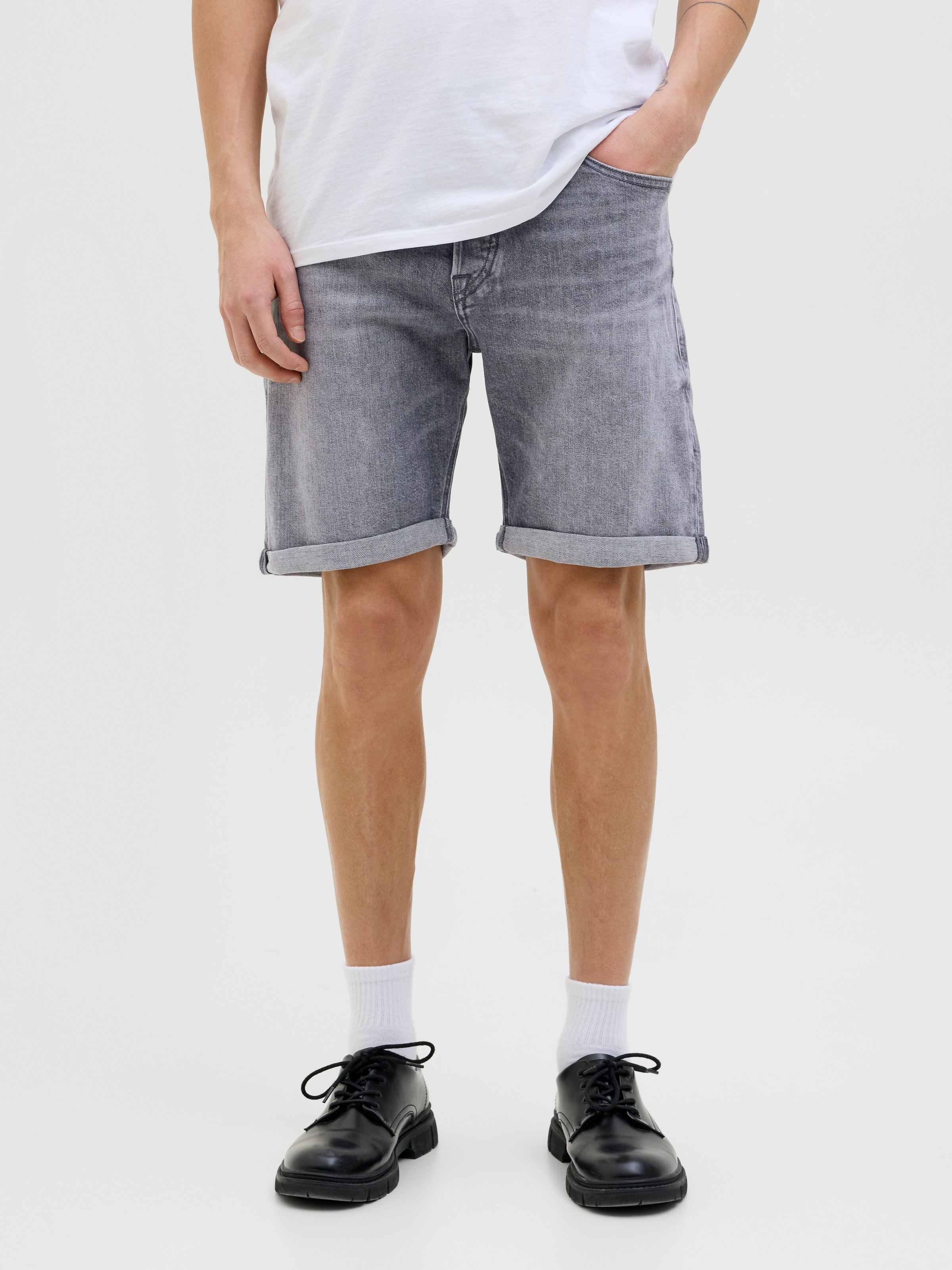 Jack & Jones Shorts "JJIORIGINAL mit stylischem Aufschlag und Knopf", mit s günstig online kaufen
