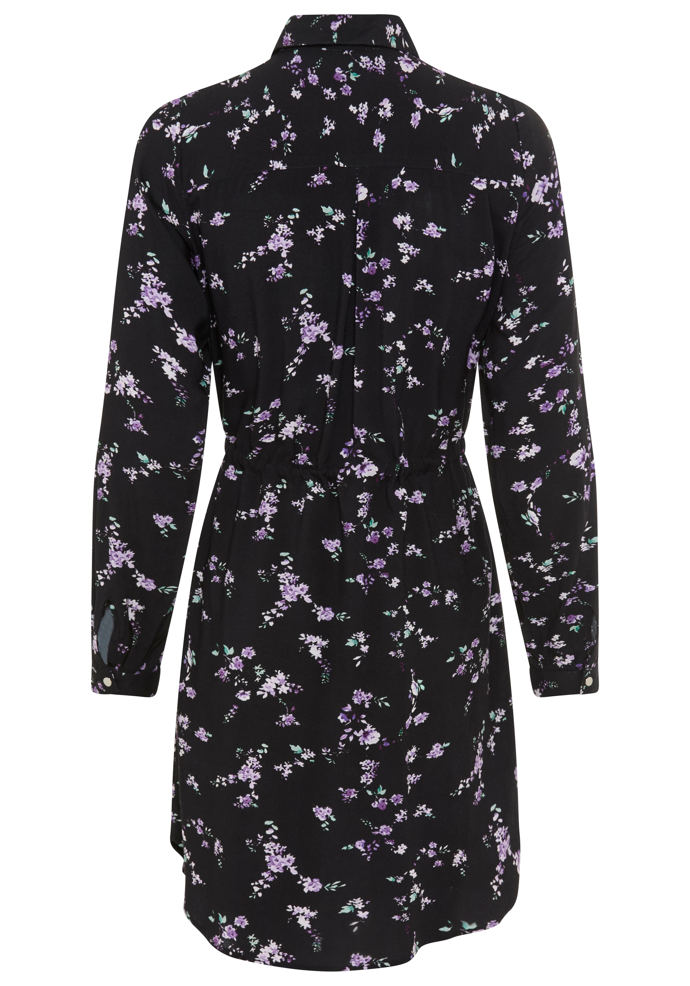 Tamaris Hemdblusenkleid aus Viskoseweb mit Print