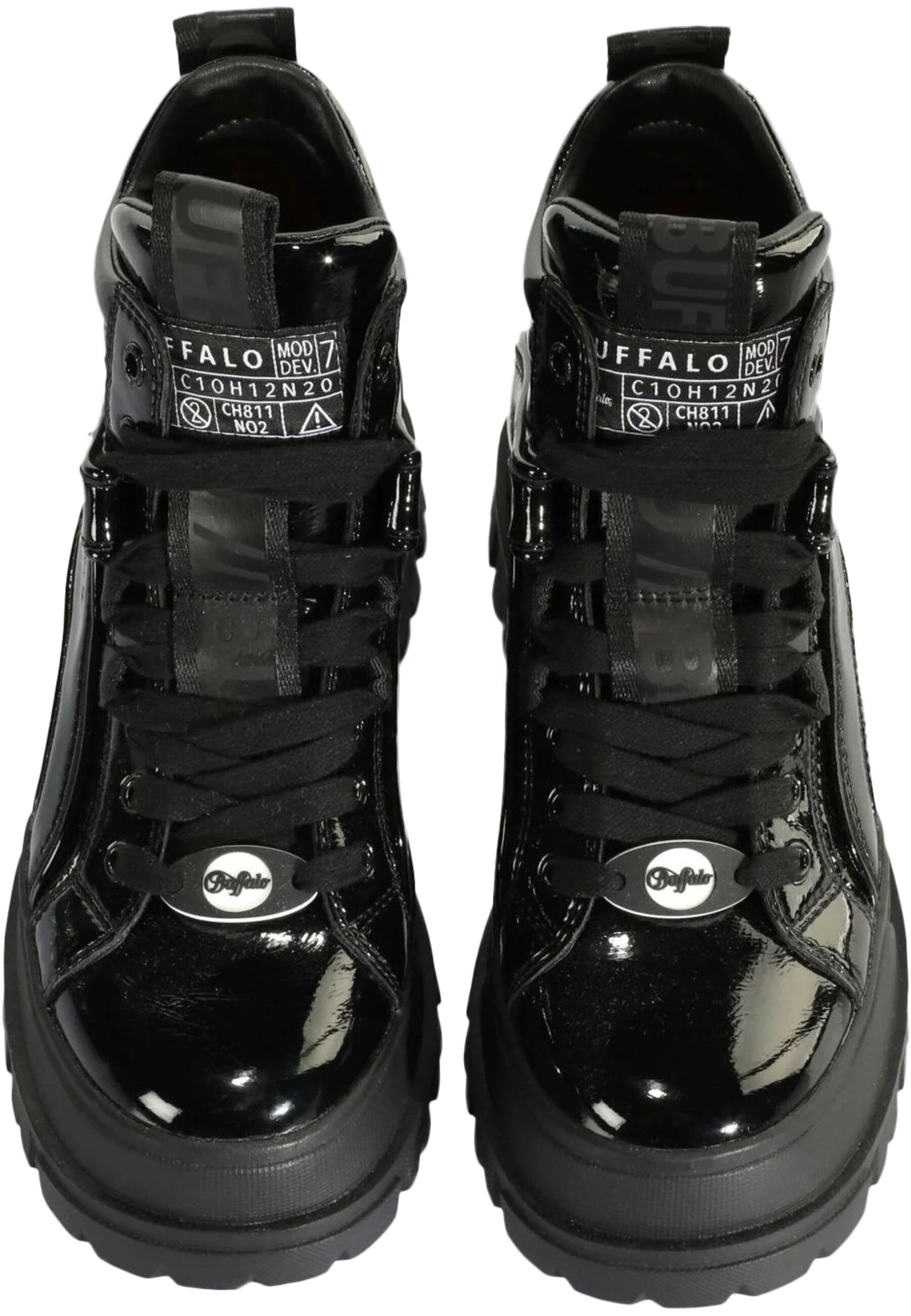 Buffalo Stiefel »Buffalo Damen Buffalo Aspha Nc Mid Laceup Vegan Patent«