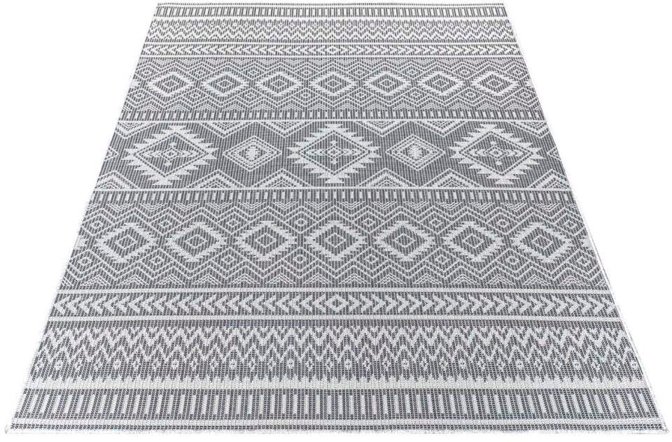 Carpet City Outdoorteppich "PALM 3522" rechteckig 5 mm Höhe Läufer, Wetterf günstig online kaufen