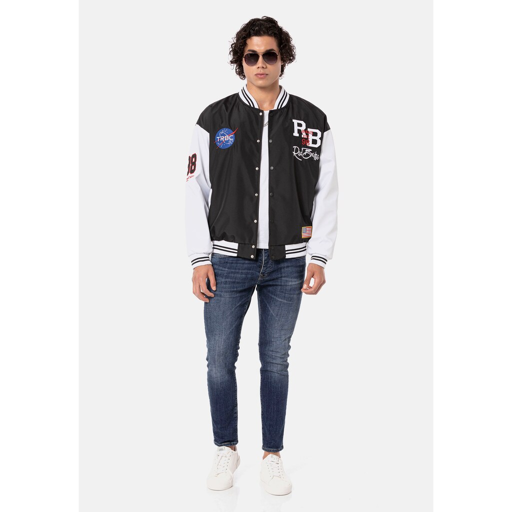 RedBridge Collegejacke »Macclesfield«, Sportlich geschnitten
