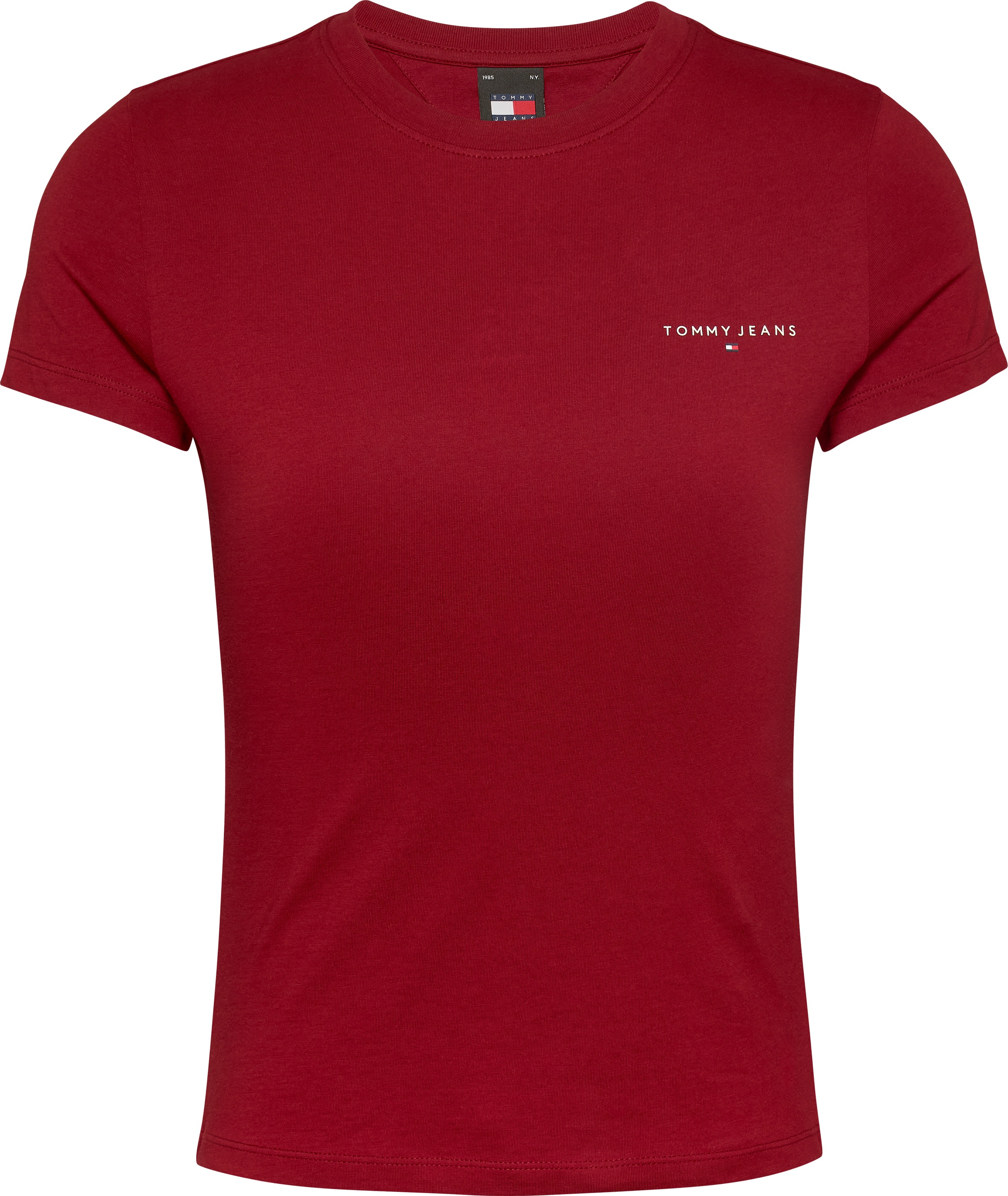 Tommy Jeans T-Shirt TJW SLIM LINEAR TEE mit Logoschriftzug günstig online kaufen