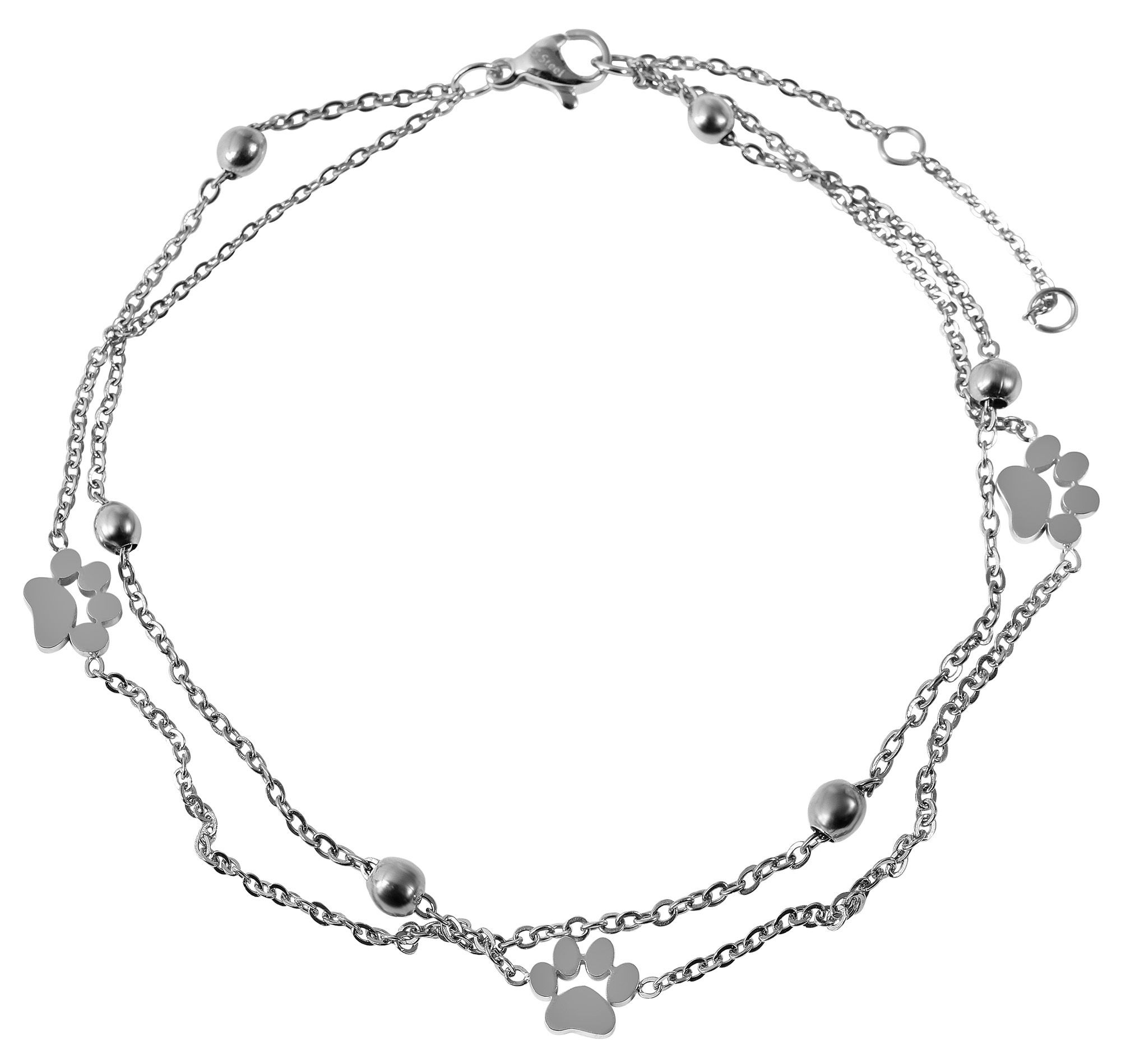 Adelia´s Fußkette »Damen Fußkettchen – aus Edelstahl« Geschenkidee: zeitlos und vielseitig