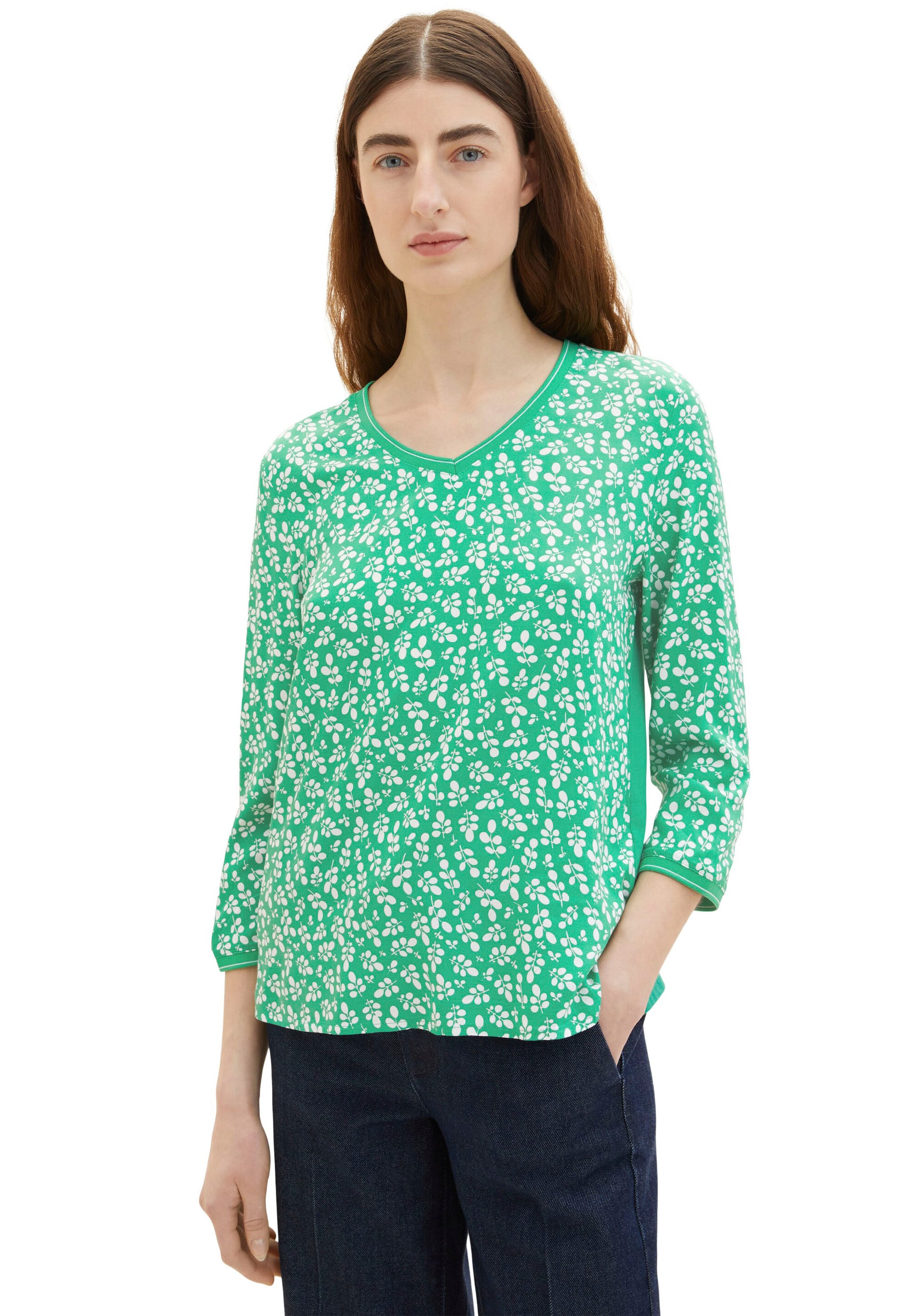 TOM TAILOR T-Shirt BAUR Blusenshirt | online Tailor bestellen Damen »Tom bedruckt«