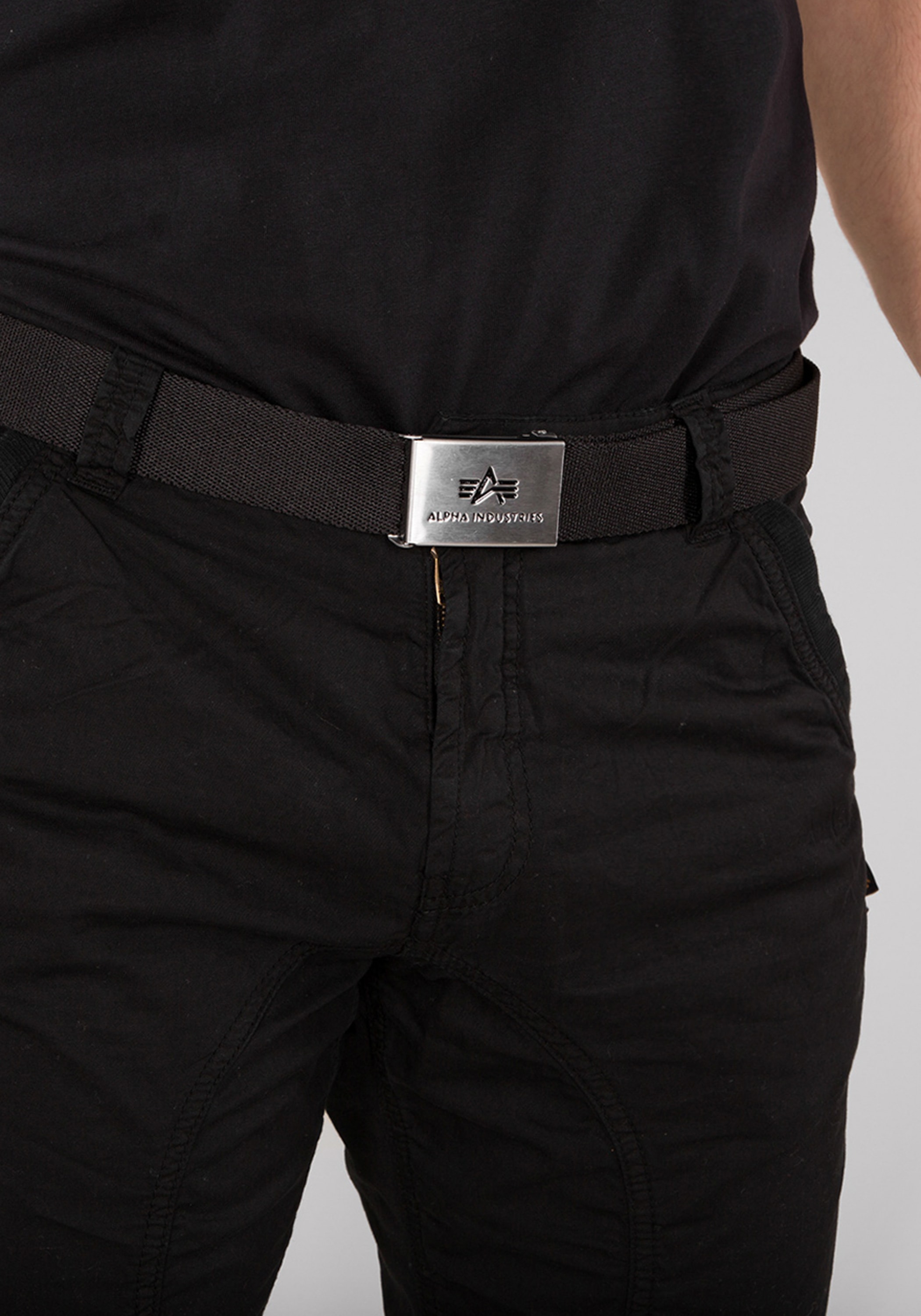 Alpha Industries Ledergürtel »Alpha Industries Accessoires - Belts Big A Belt«