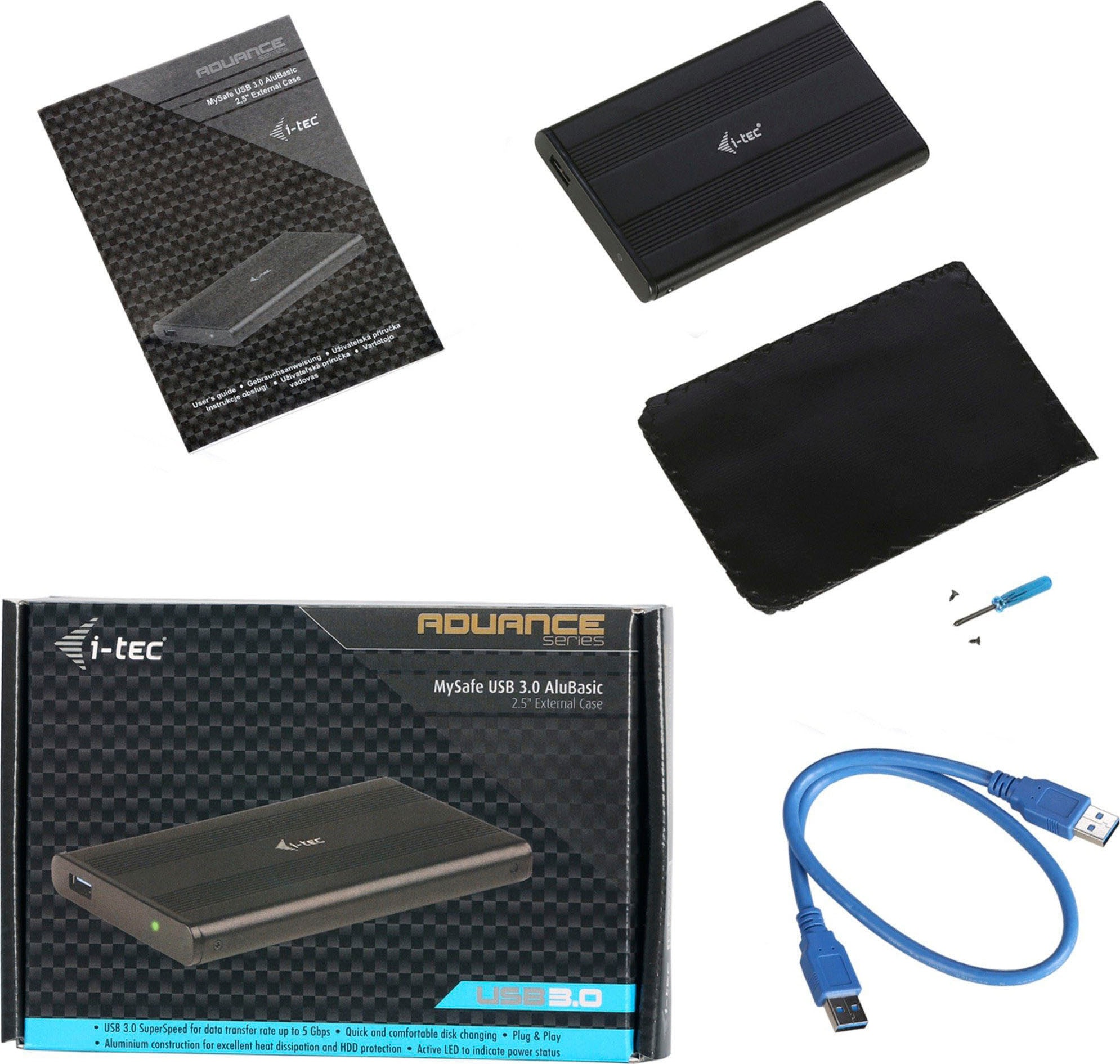 I-TEC Festplattenhülle »MySafe Advance AluBasic 2.5«