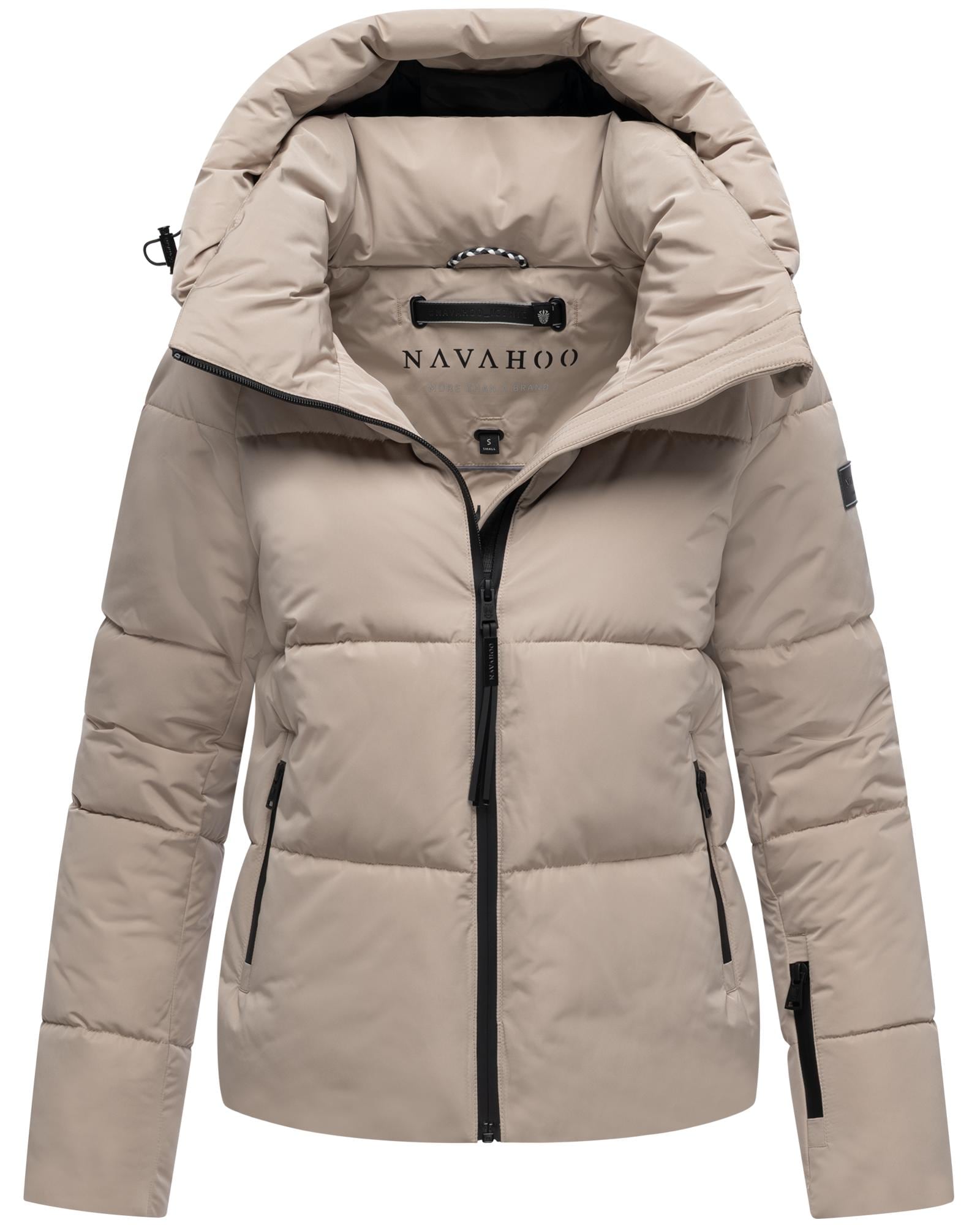 Navahoo Steppjacke "Frostherz XIV", mit Kapuze, Kurze gesteppte Damen Winte günstig online kaufen