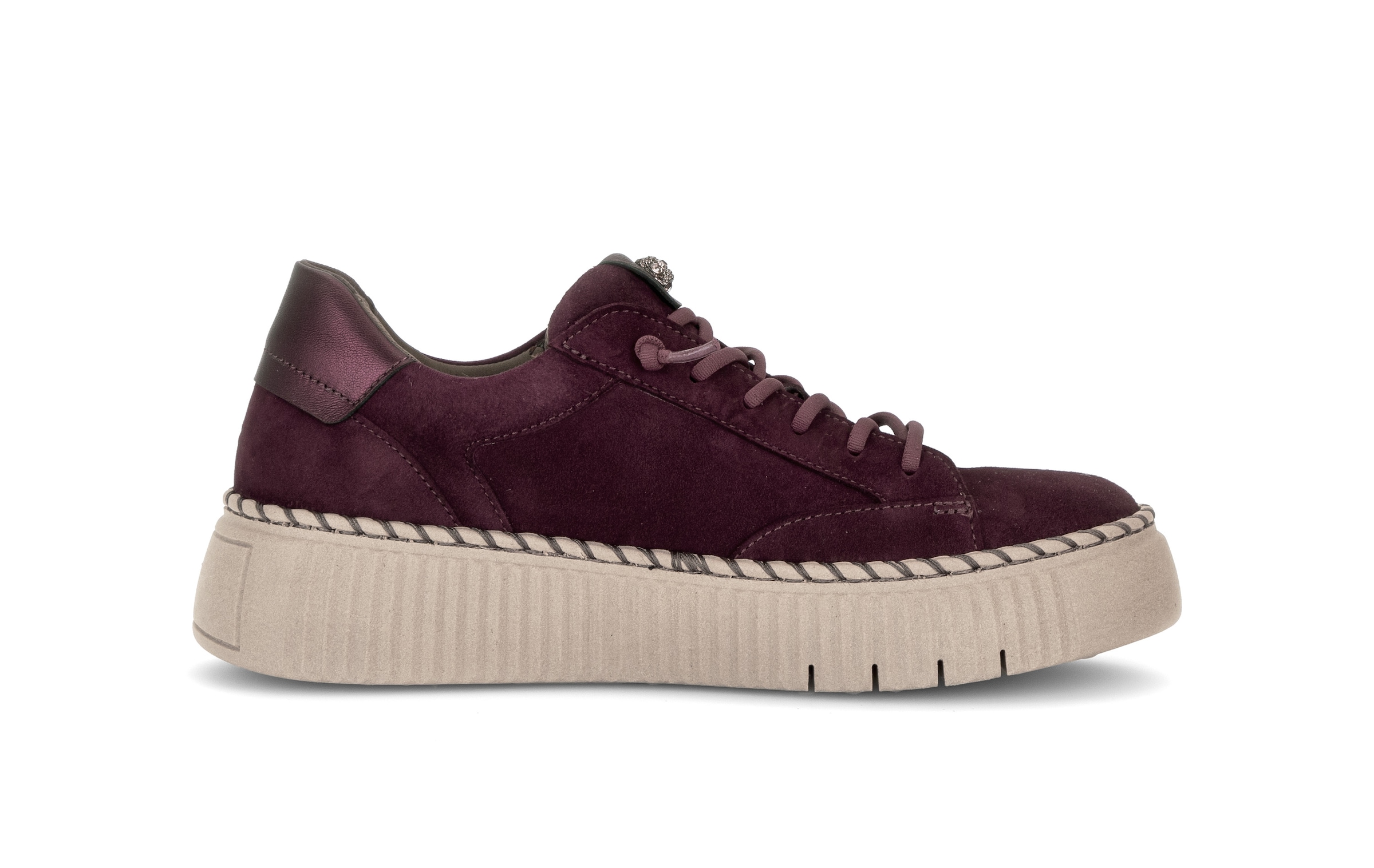 Gabor Slip-On Sneaker  Freizeitschuh, Halbschuh, Slipper mit glänzendem Schmuckelement