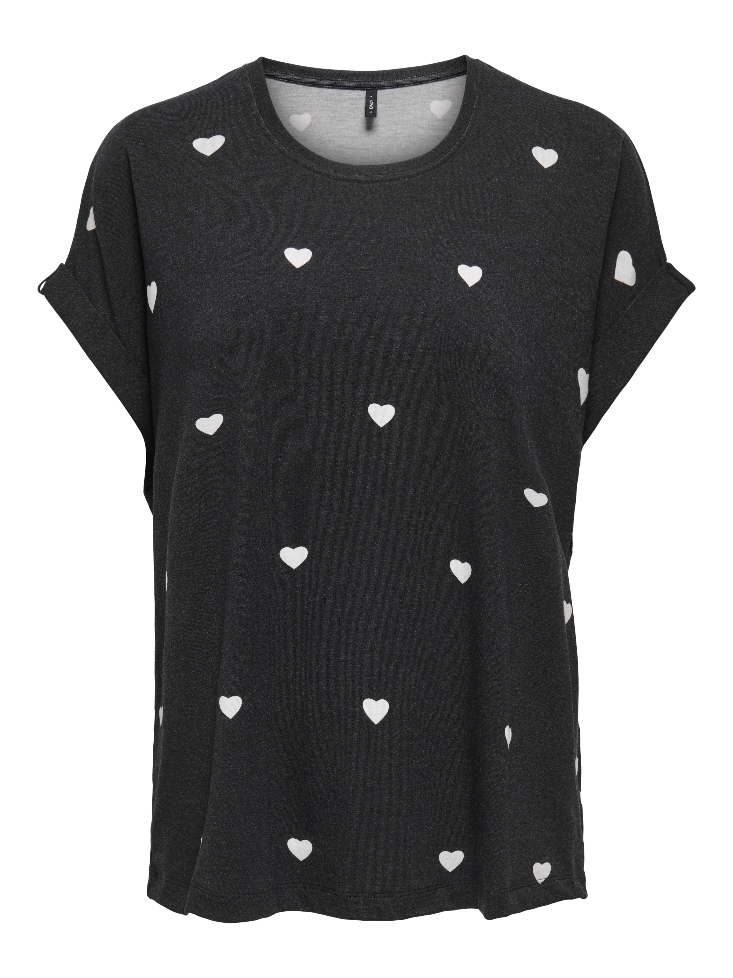 ONLY Kurzarmshirt »ONLMOSTER S/S AOP TOP CS JRS« Viskosemischung, Rundhals