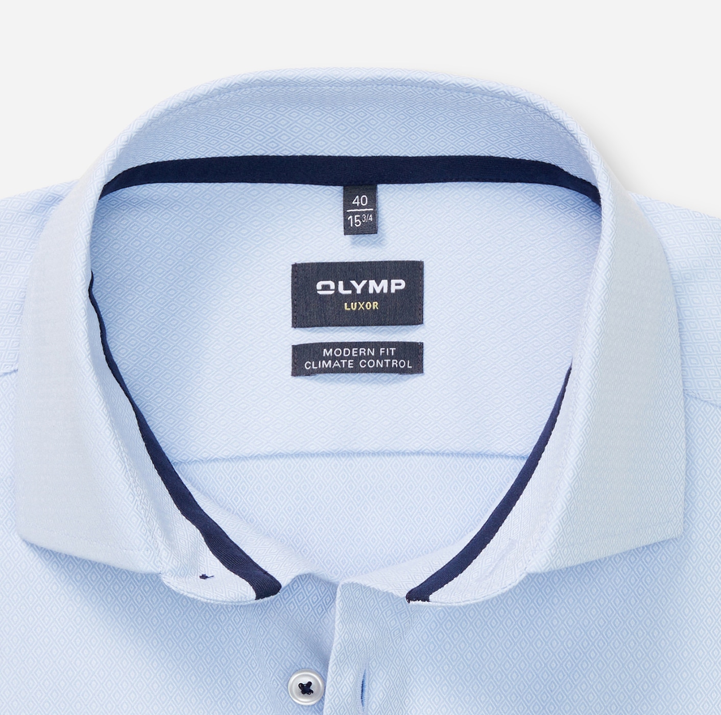 OLYMP Langarmhemd »Luxor 24/Seven«, Climate Control, modern fit, Businesshemd, Global Kentkragen