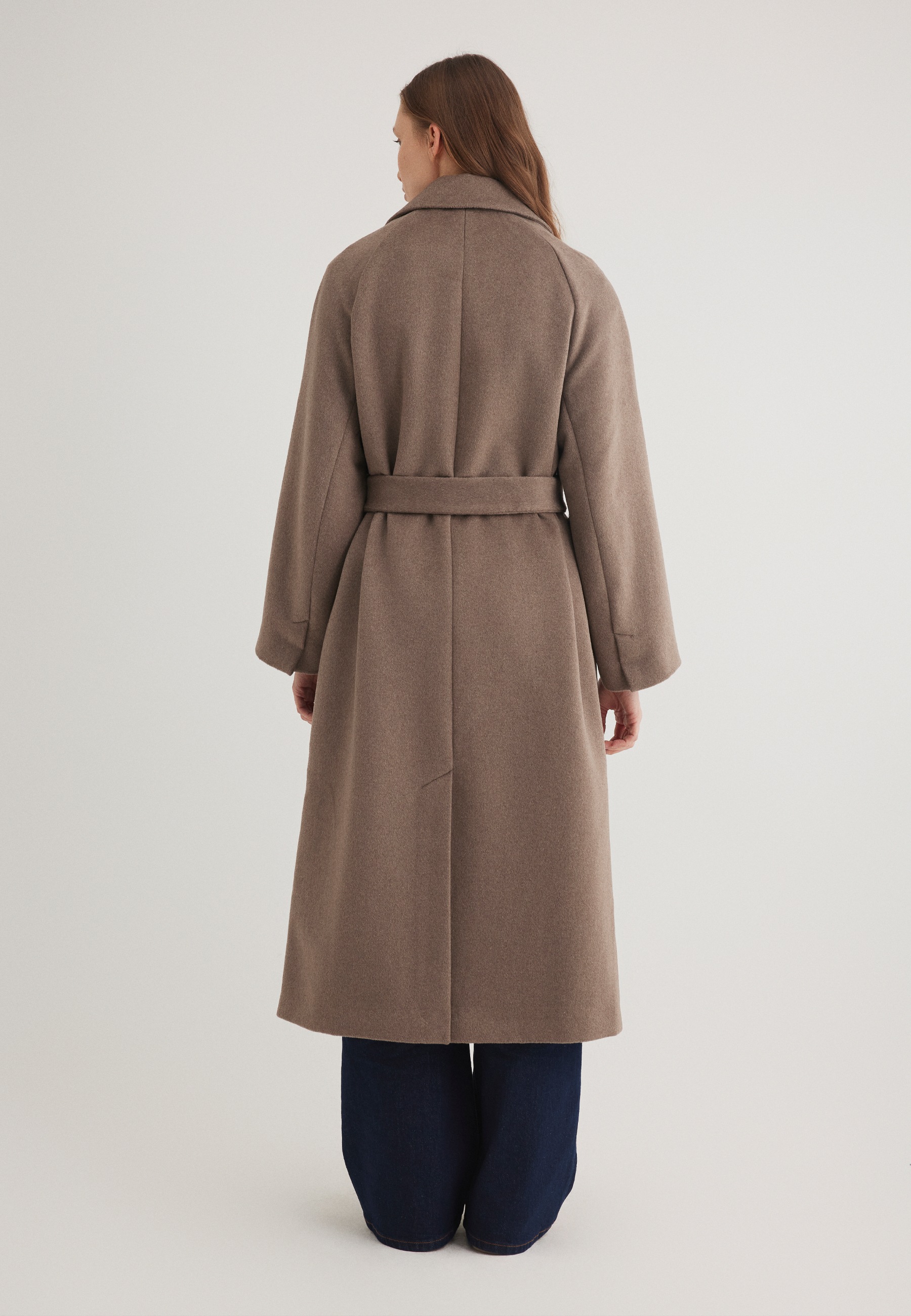 Mavi Parka »WOOL BLEND COAT«, Mantel lang