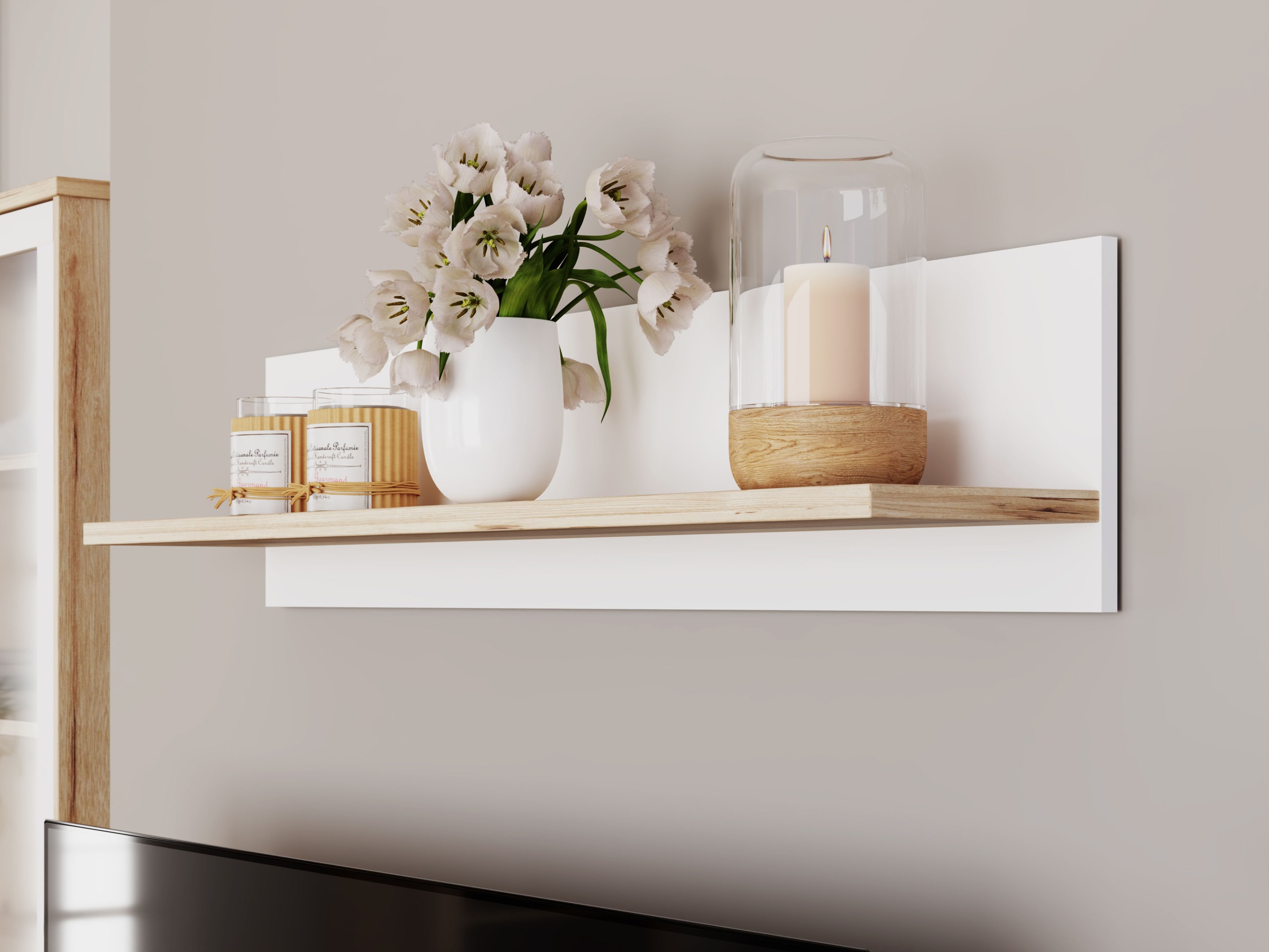 FORTE Wandboard "Vankka Regal Wandmontage", (B/H/T 120/25,6/21,9 cm), Wandr günstig online kaufen