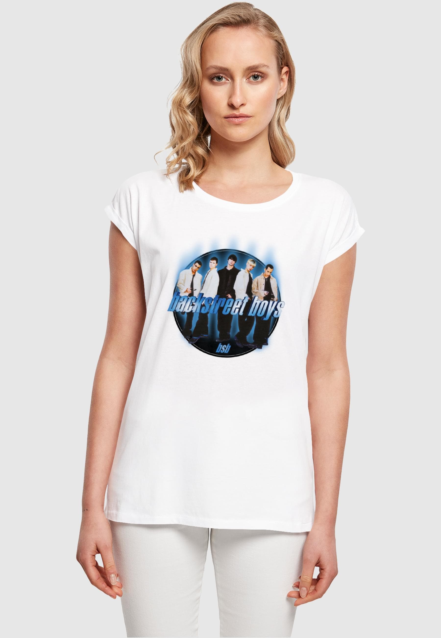 Merchcode T-Shirt »Merchcode Damen Ladies Backstreet Boys - Circle T-Shirt«