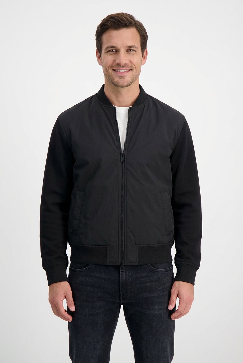 BOSS ORANGE Bomberjacke "Ze Smartcore" Regular Fit, 2-Wege-Zipper, Ärmel au günstig online kaufen