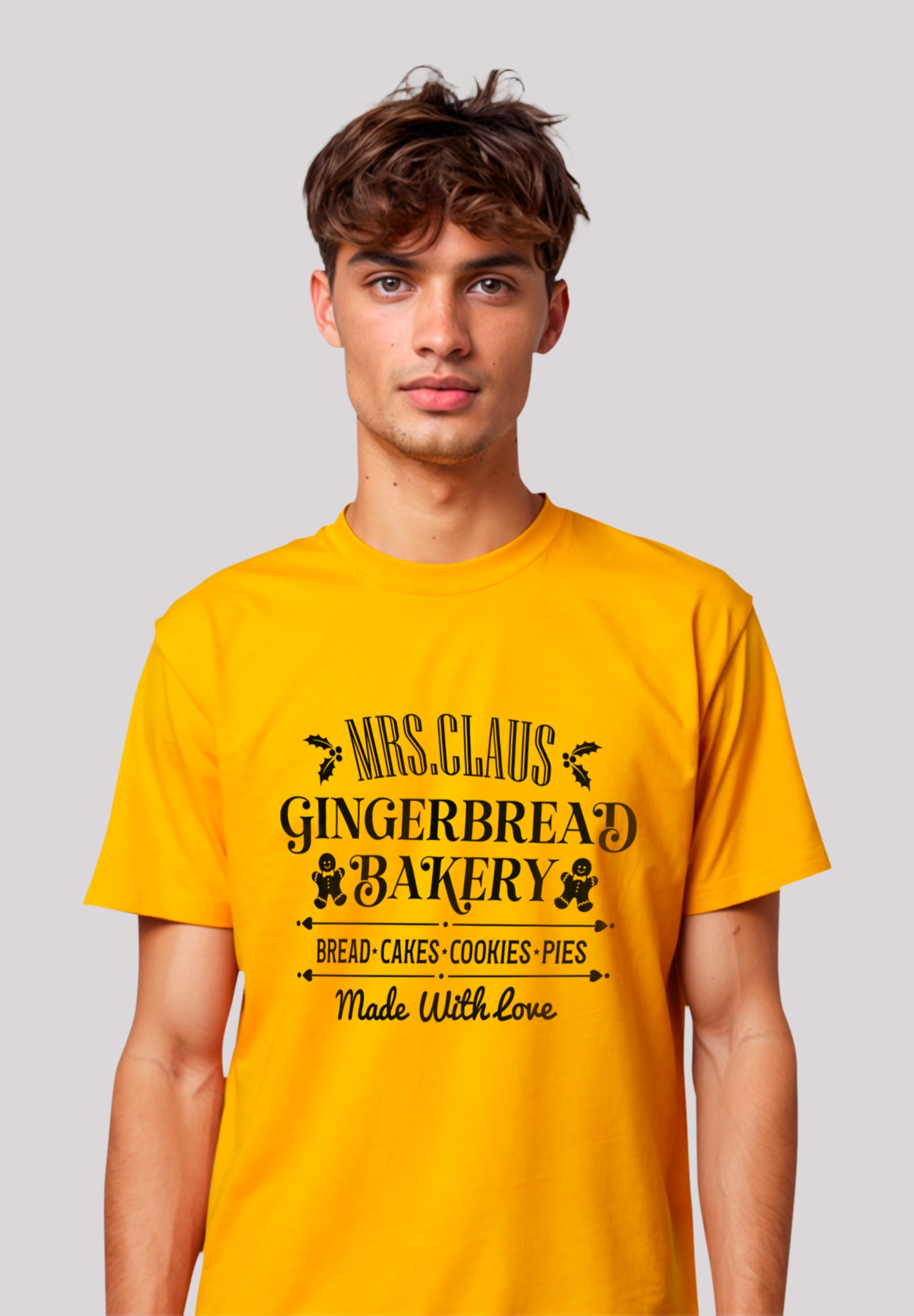 T-Shirt »Santas Gingerbread Bakery Weihnachten«, Premium Qualität