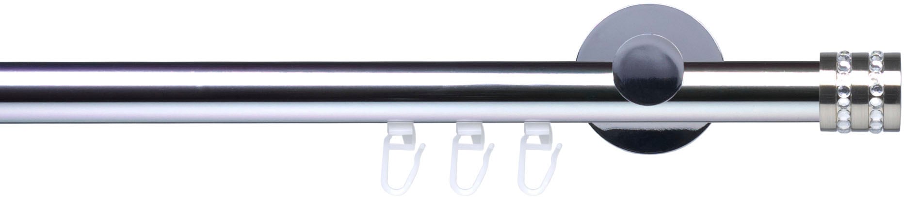 Liedeco Gardinenstange "Innenlaufgarnitur 20 mm Piano Miami" Ø 2 mm 1 läufi günstig online kaufen