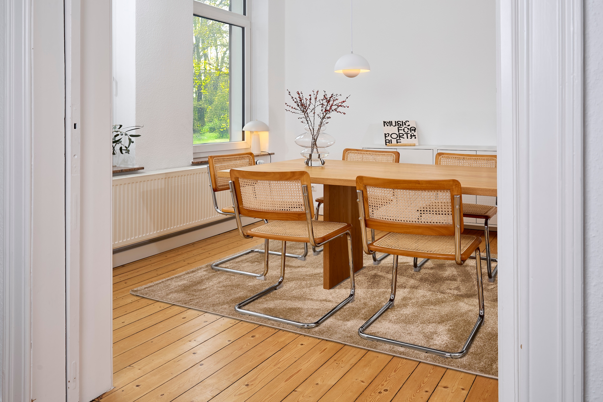 ASTRA Teppich »Sam 250«, rechteckig, 8 mm Höhe, weicher Kurzflor, Wohnzimmer, Schlafzimmer