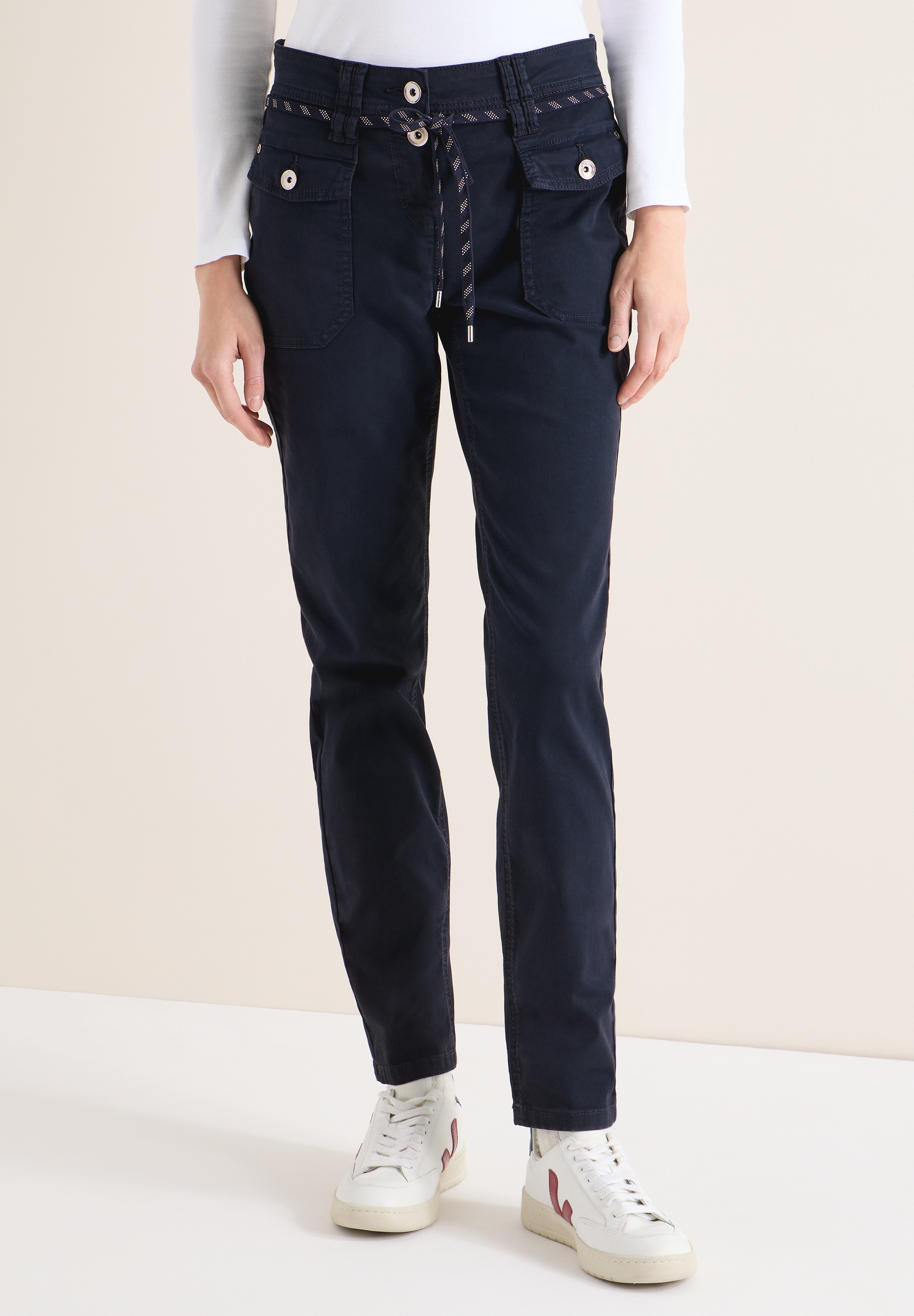 Cecil Cargohose aus Baumwolle mit Stretchanteil günstig online kaufen