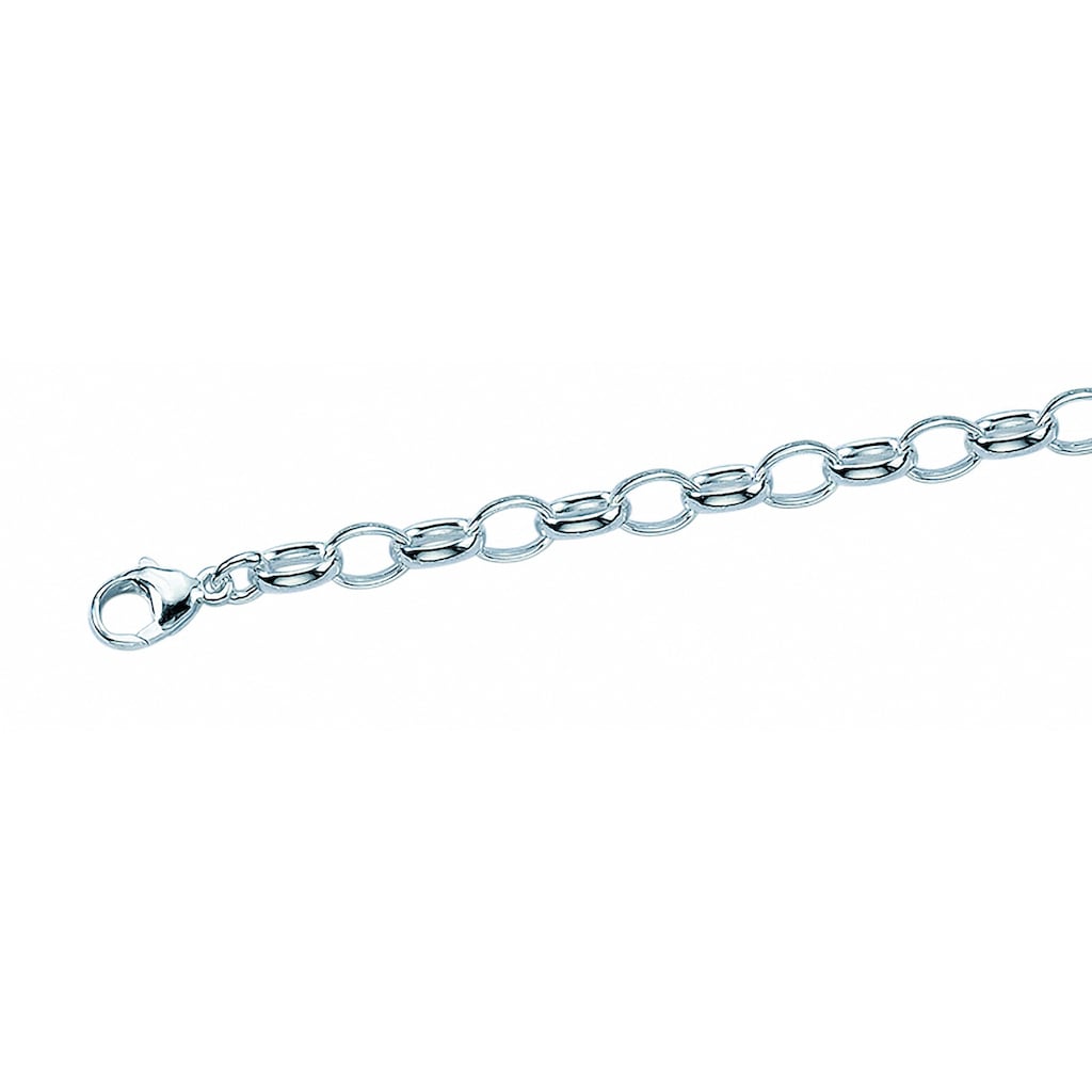 Adelia´s Silberarmband »Damen Silberschmuck 925 Silber Armband Anker weit 21 cm«, 925 Sterling Silber Silberschmuck für Damen