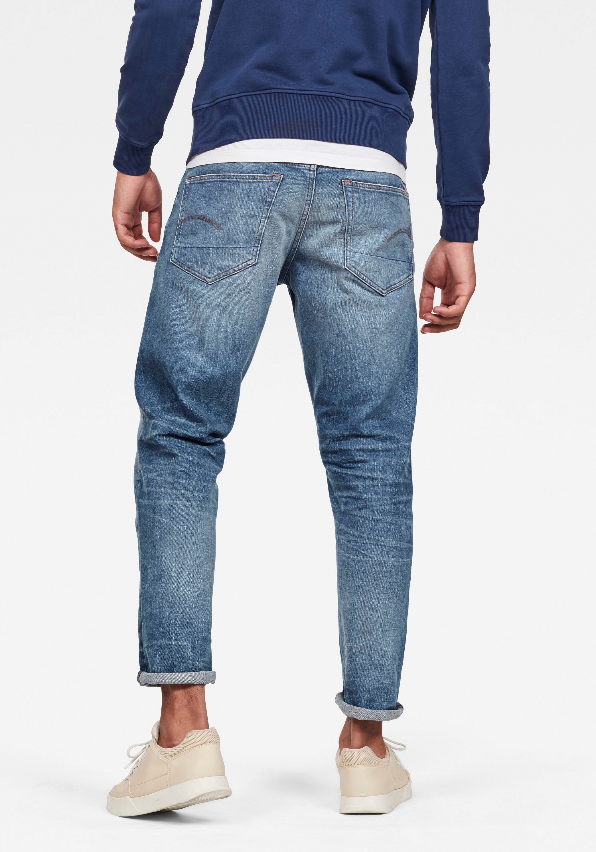 G-Star Herren Jeans 3301 REGULAR TAPERED - Tapered Fit - Blau - Light Indig günstig online kaufen