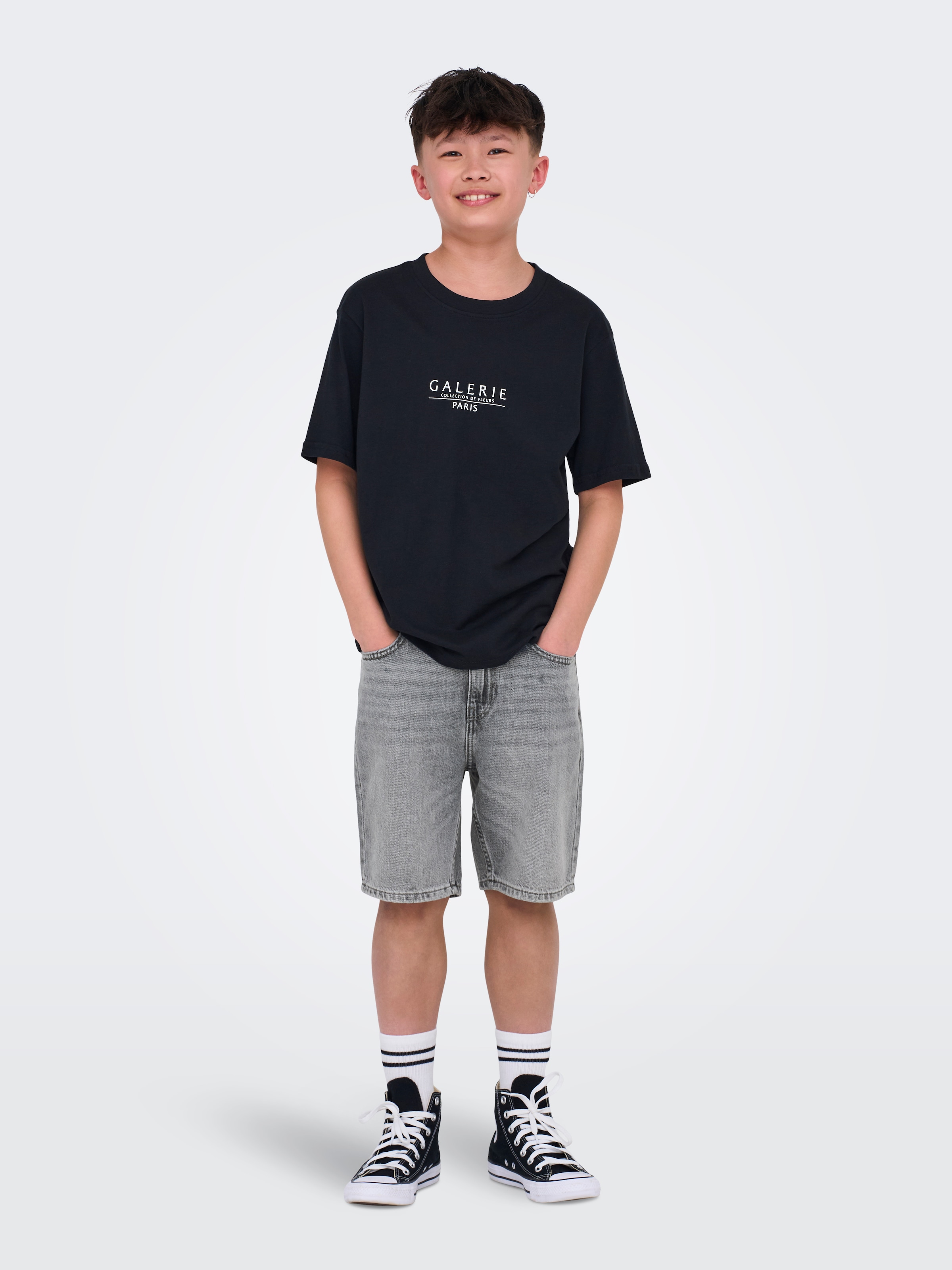 ONLY & SONS junior Jeansbermudas »OSJEDGE MG 2790 TAI DNM SHORTS NOOS« Baumwolle