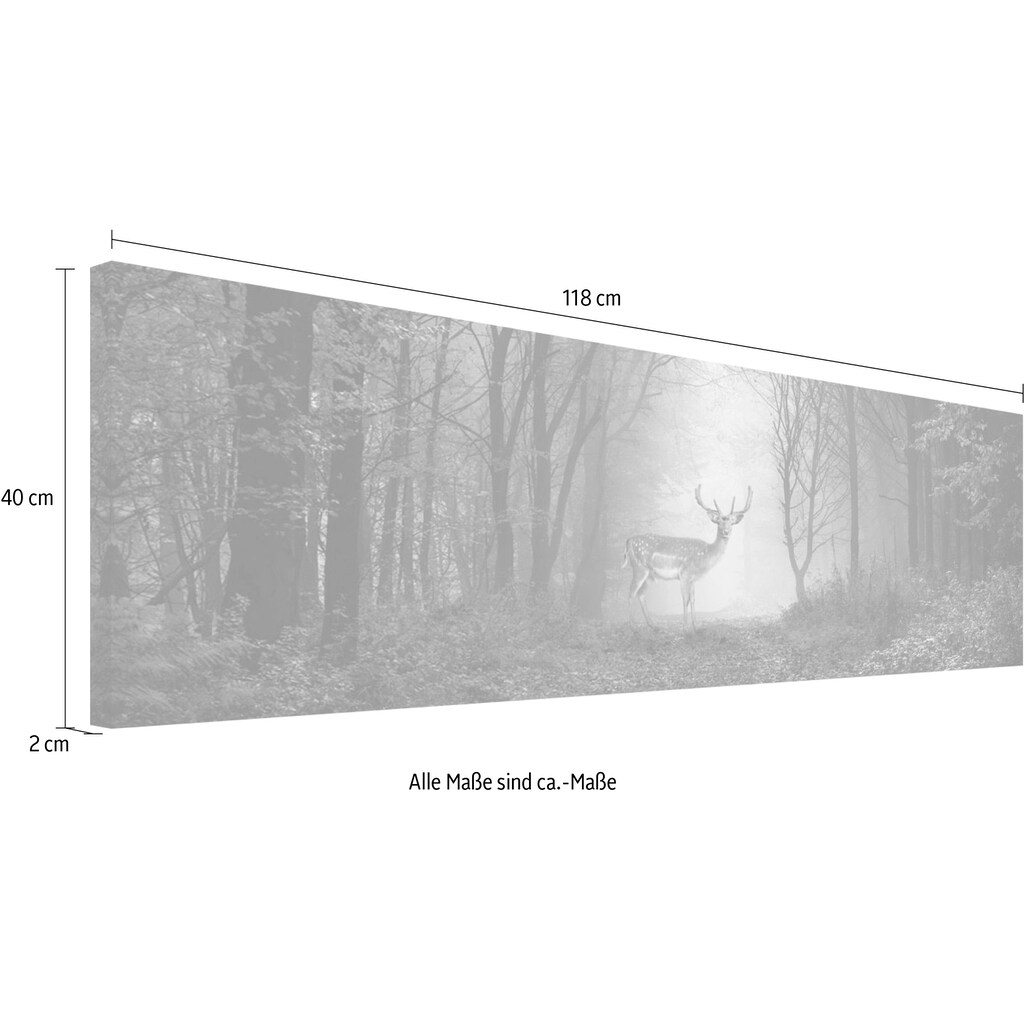 Reinders! Holzbild »Deco Block 40x118 Majestic Deer«